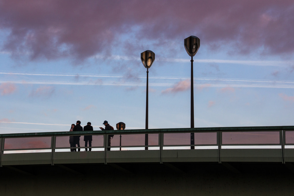 Un pont, un soir (A bridge, one evening) de Christine Druesne sur 500px.com