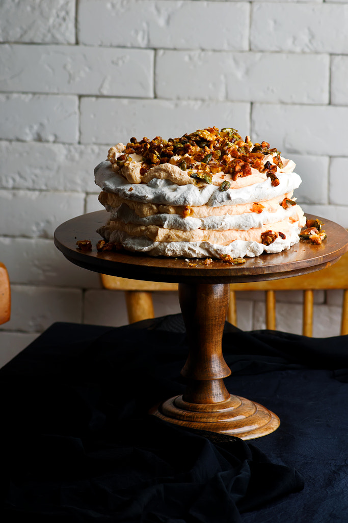 Pumpkin Pavlova with Pecan Brittle.Style vintage by Зоряна Ивченко on 500px.com