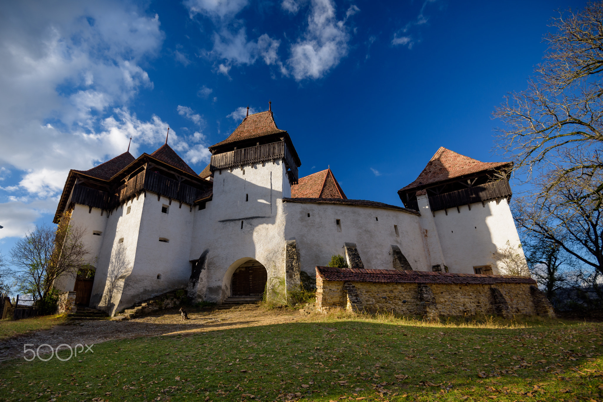 Church fortified in Transylvania