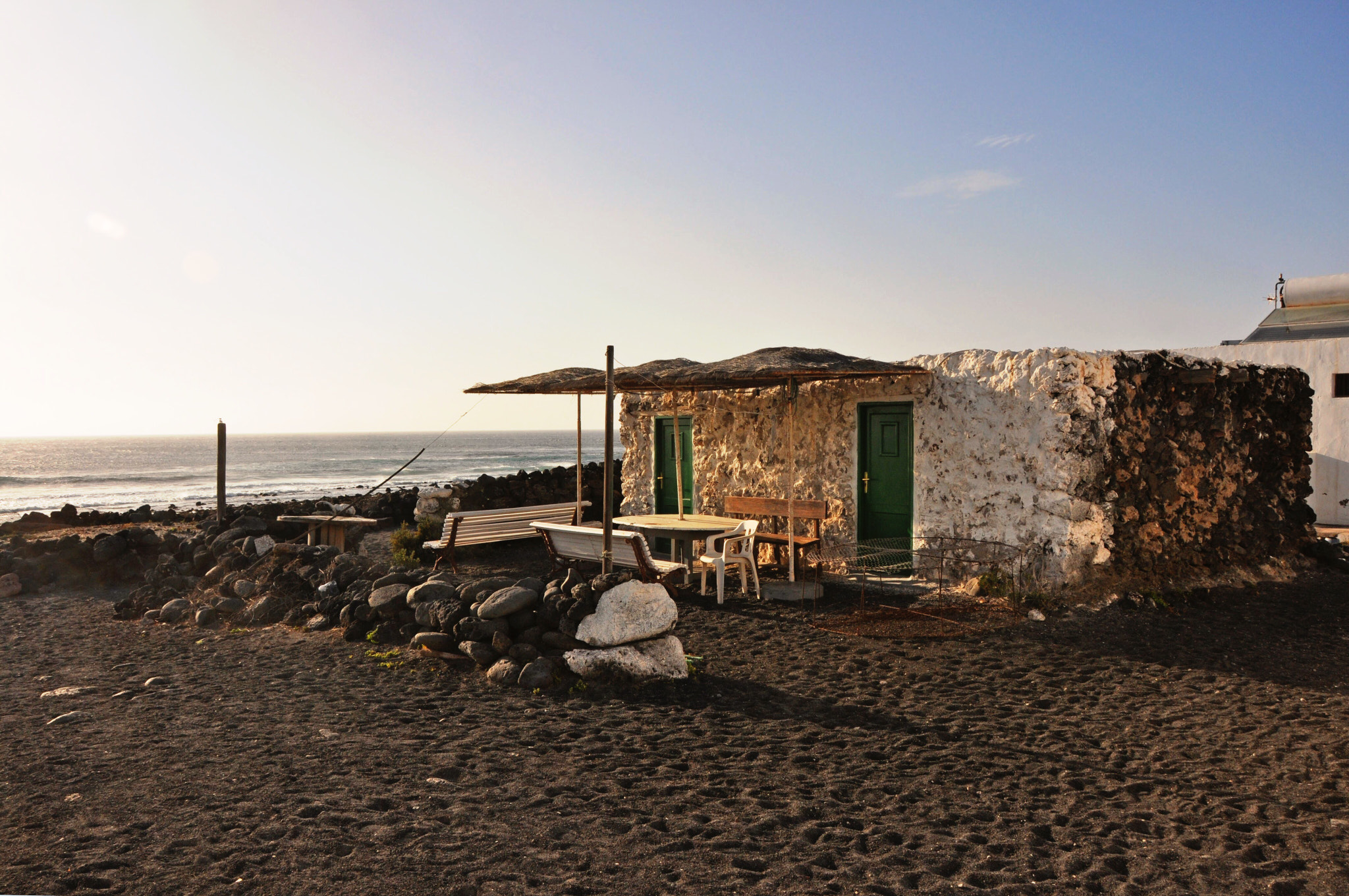 alternative beach house on spanish island Lanzarot