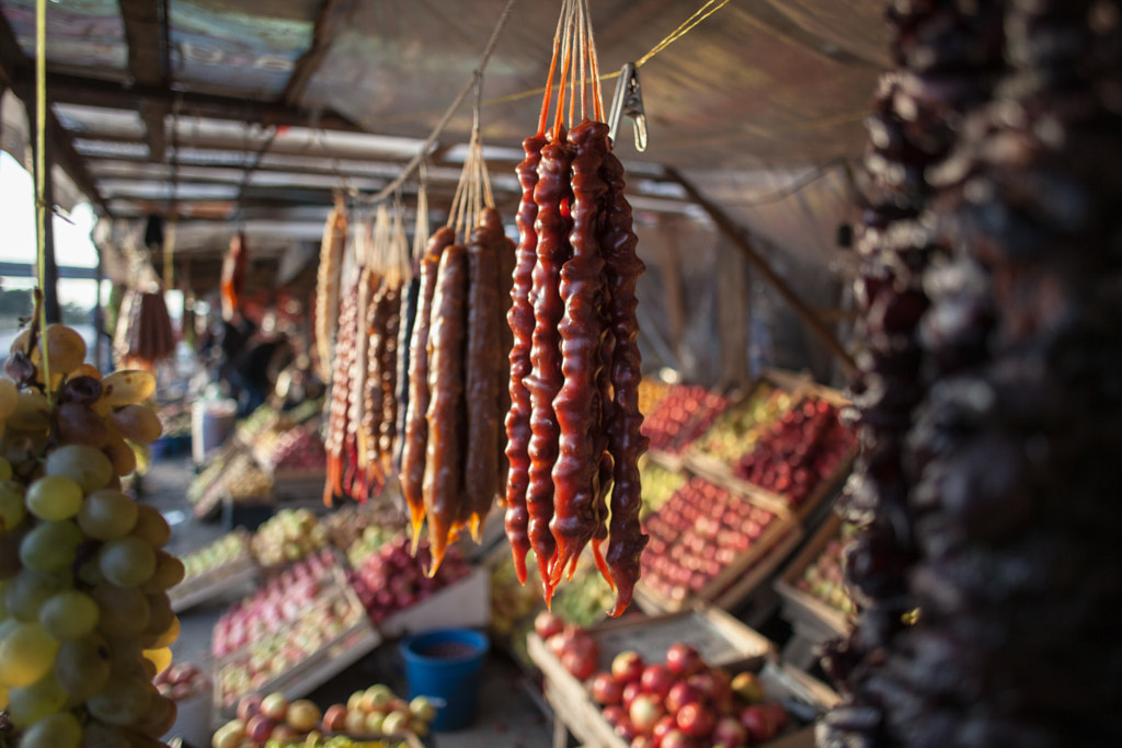 Churchkhela and fruit in Georgia summer time by Aleksejs  Bergmanis on 500px.com