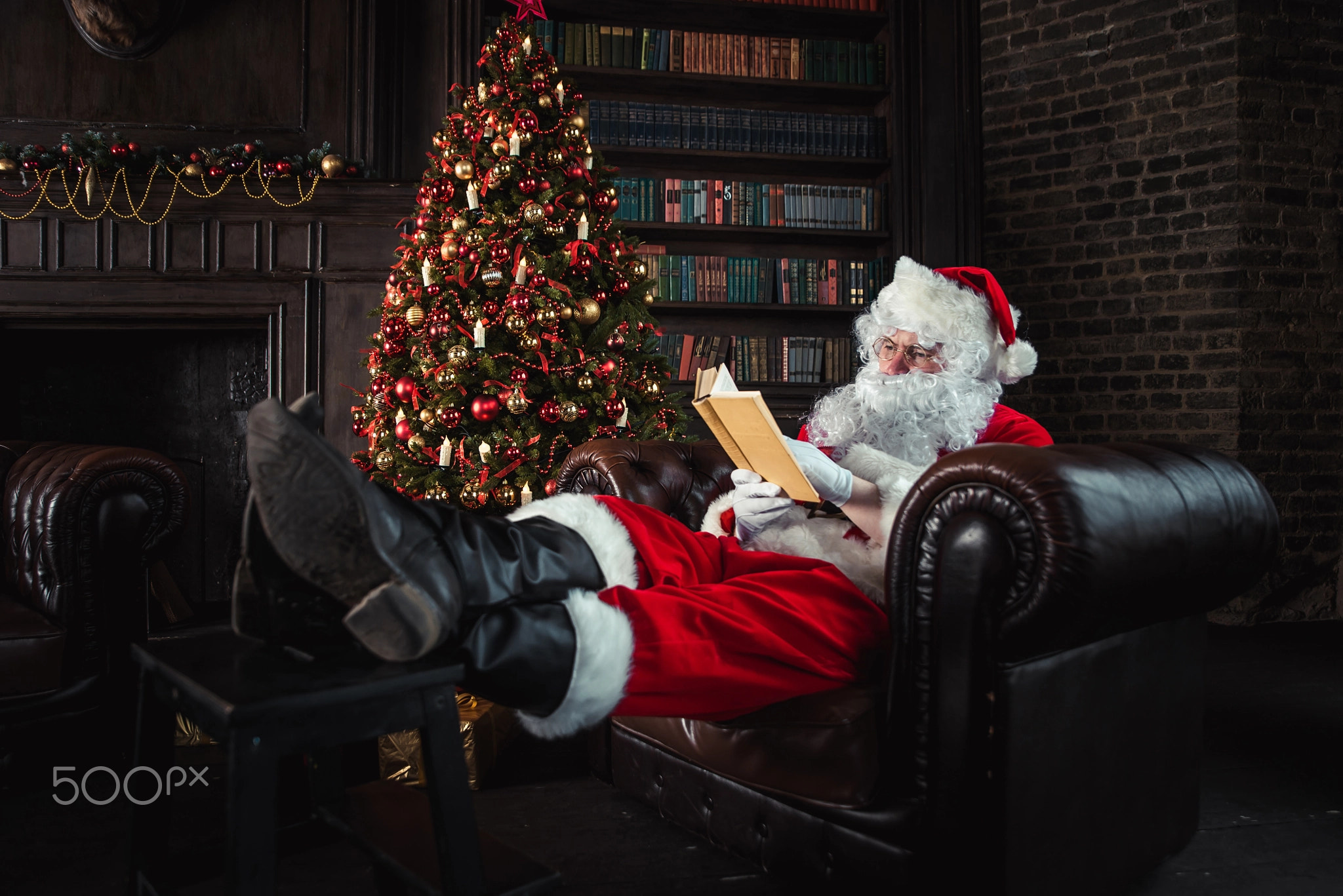 Santa claus portraits and lifestyle