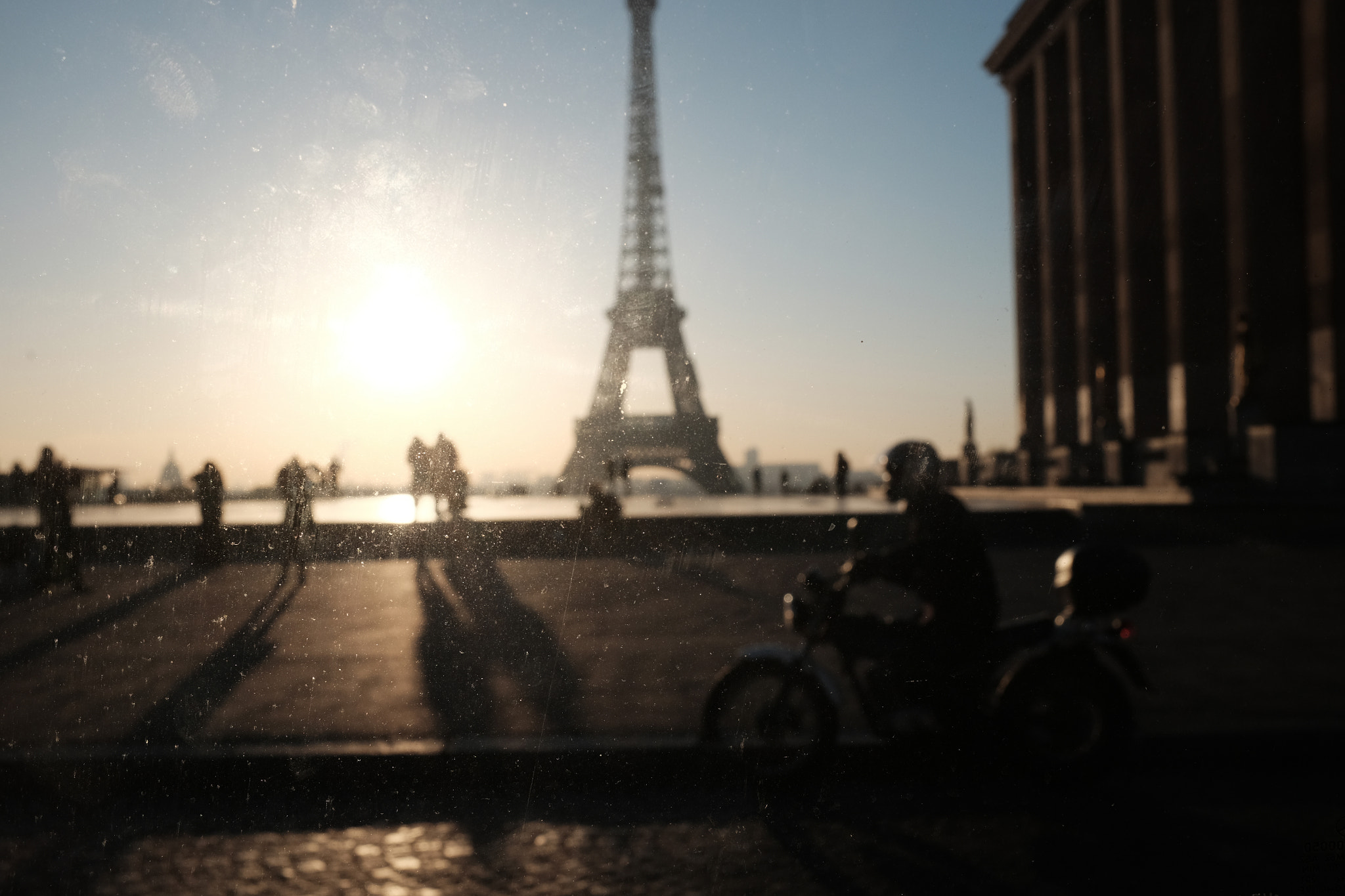 Paris Eiffel Tower lovely Fuji tones