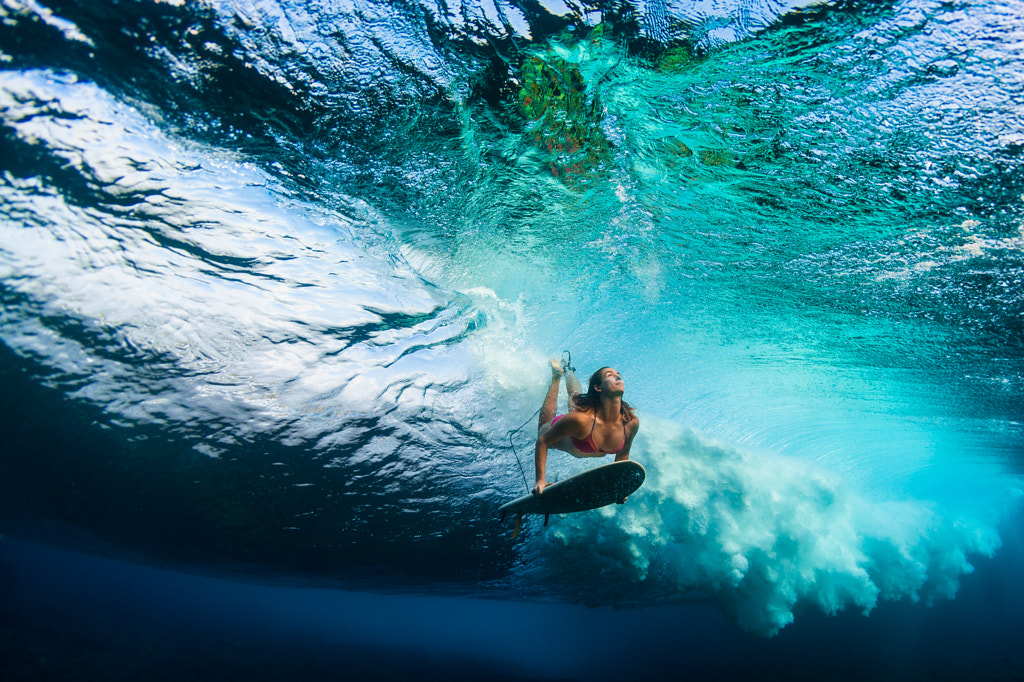 Sunset Duck Dive by Sarah Lee on 500px.com