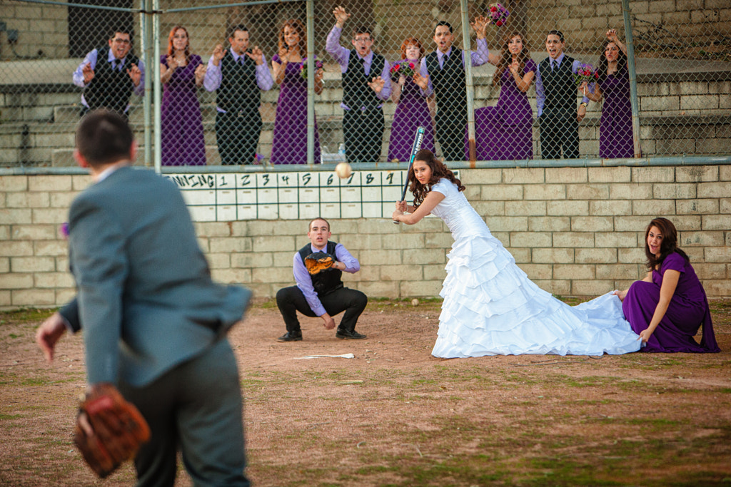 Bride at Bat by Nathan Worden on 500px