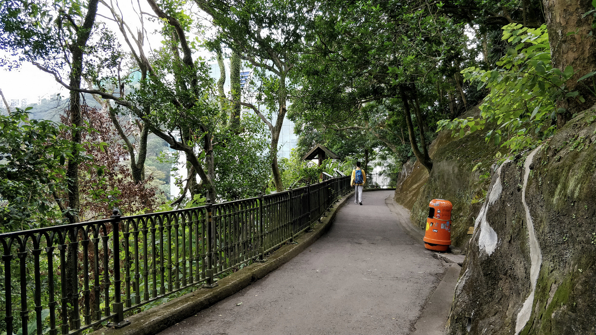 Walking along the Peak