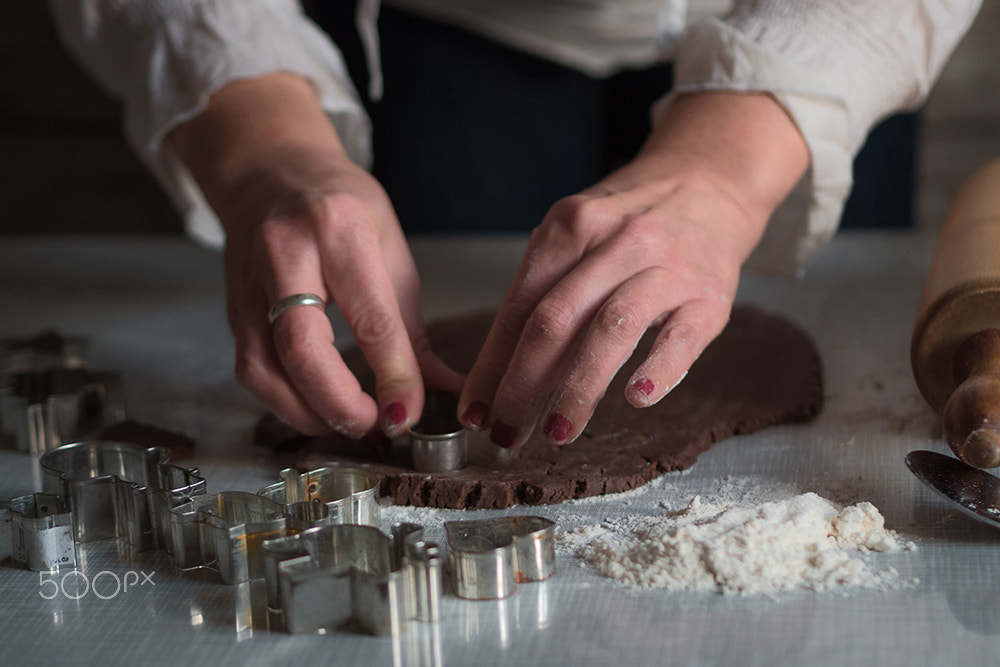 baking chocolate cookies