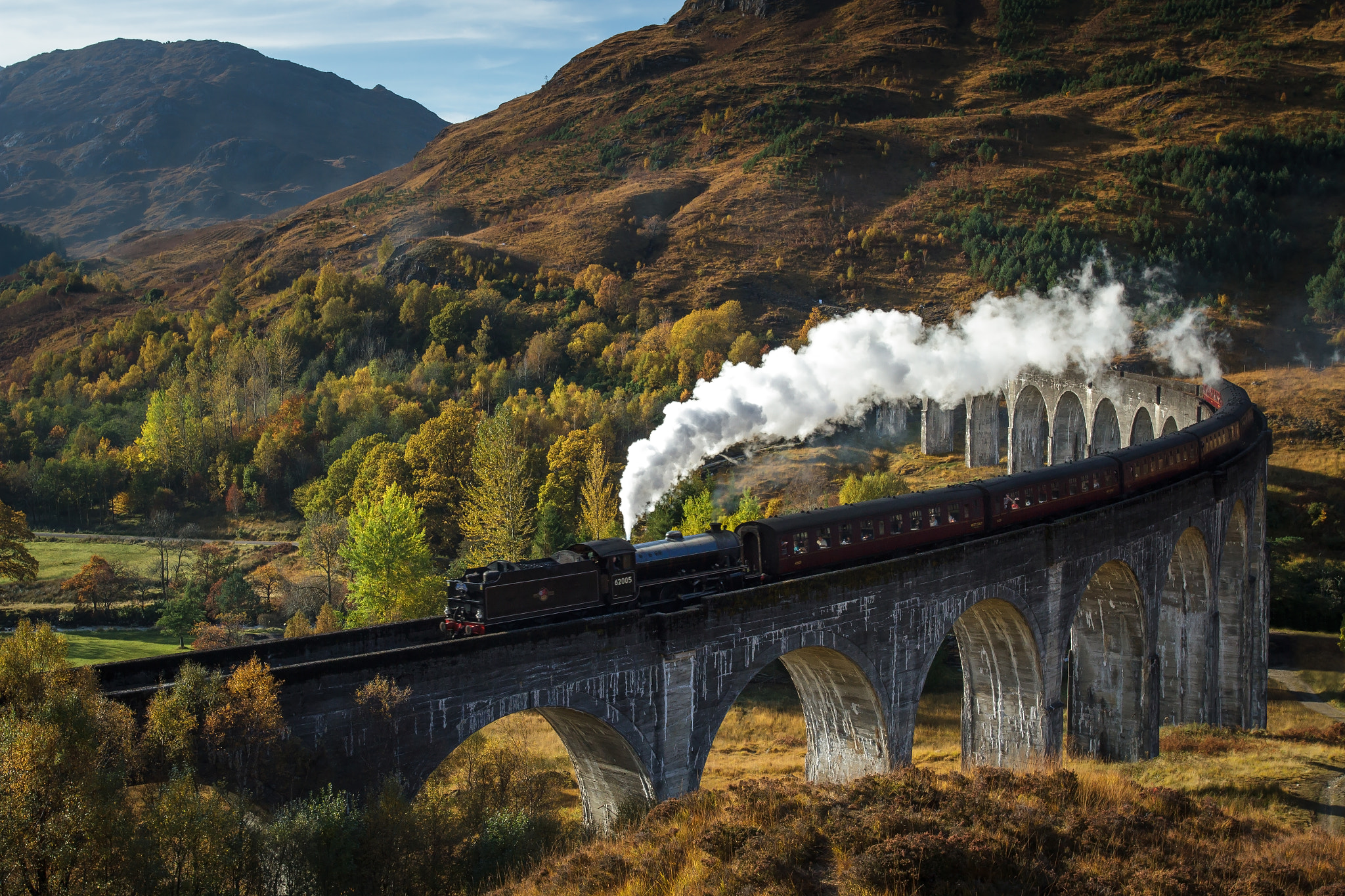Jacobite Steam Train on the Glenfinnan Viaduct by Alexander Fijlstra