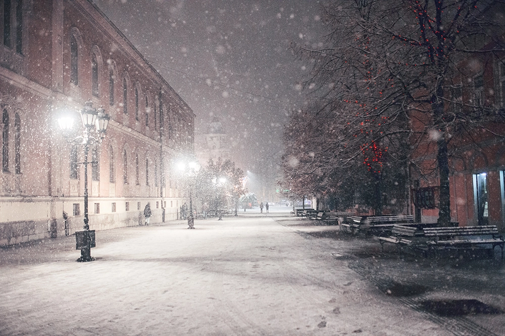 Snowy night by Jovana Rikalo on 500px