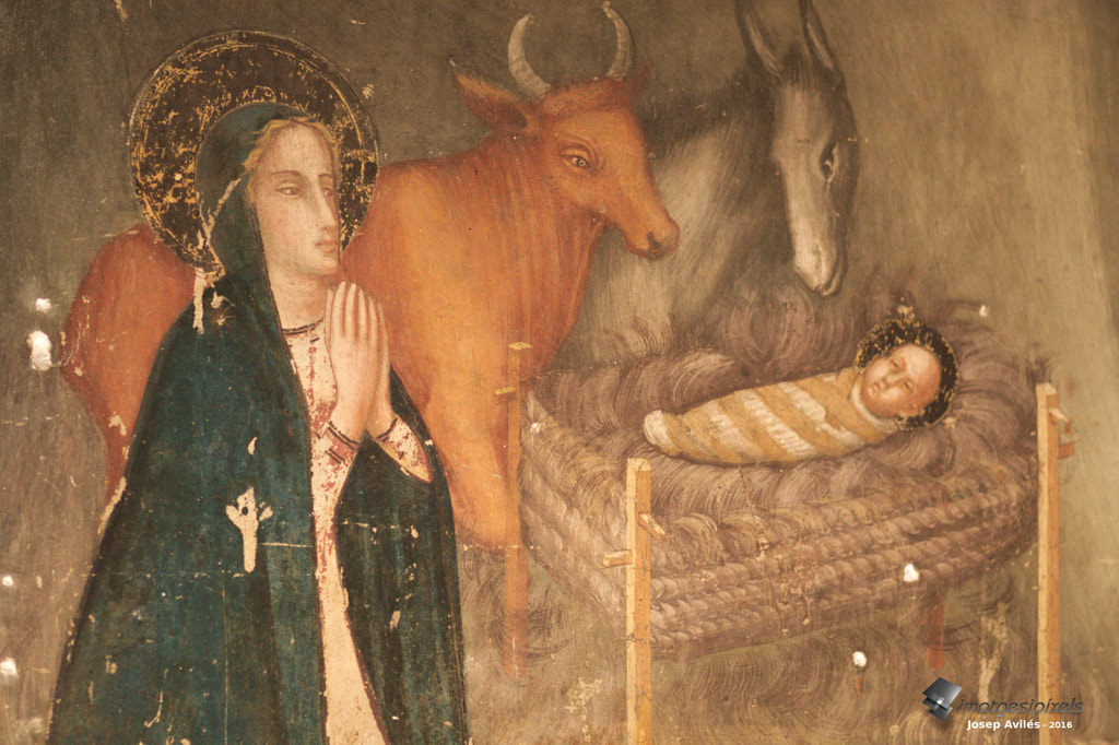 Mural de la Capella de Sant Miquel. Monestir de Pedralbes. Barcelona