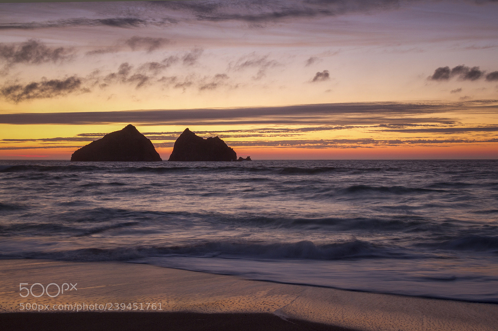 Canon EOS 7D sample photo. Sunset at holywell bay photography