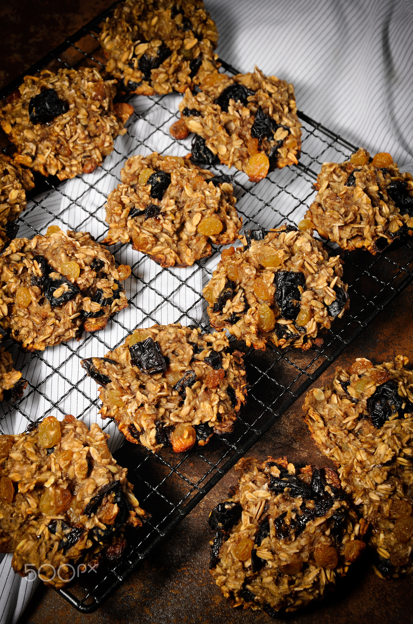 Oatmeal and banana cookies