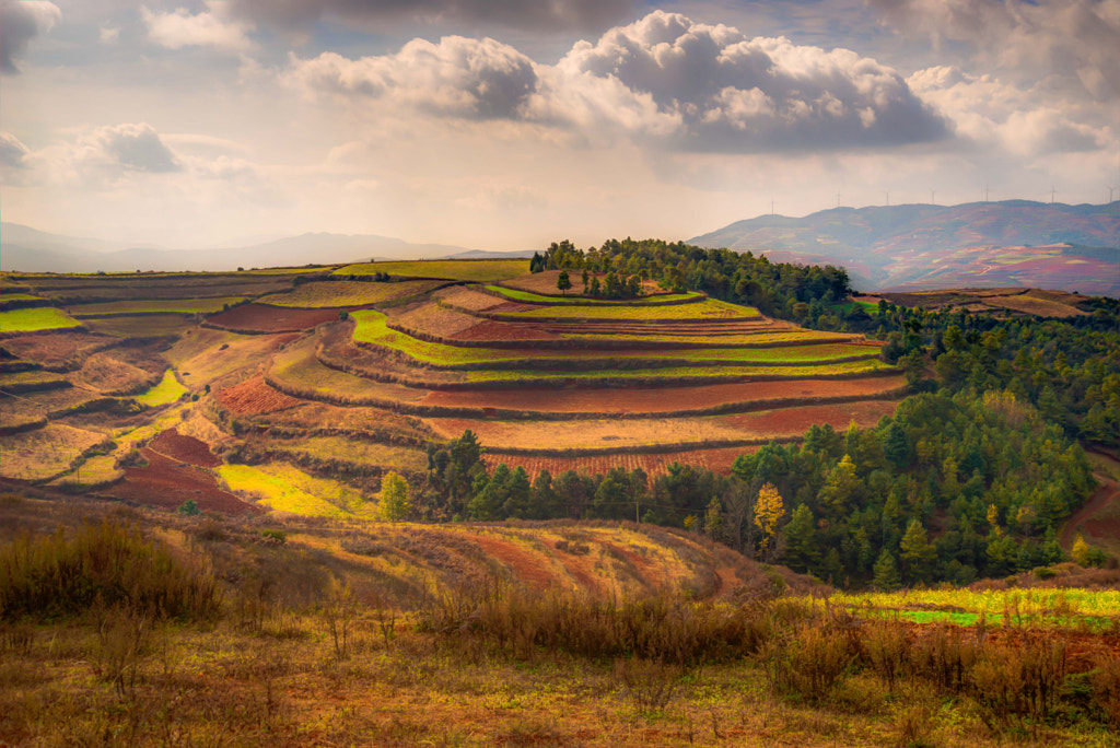 Dongchuan Red Lands, автор — Karine EyE на 500px.com