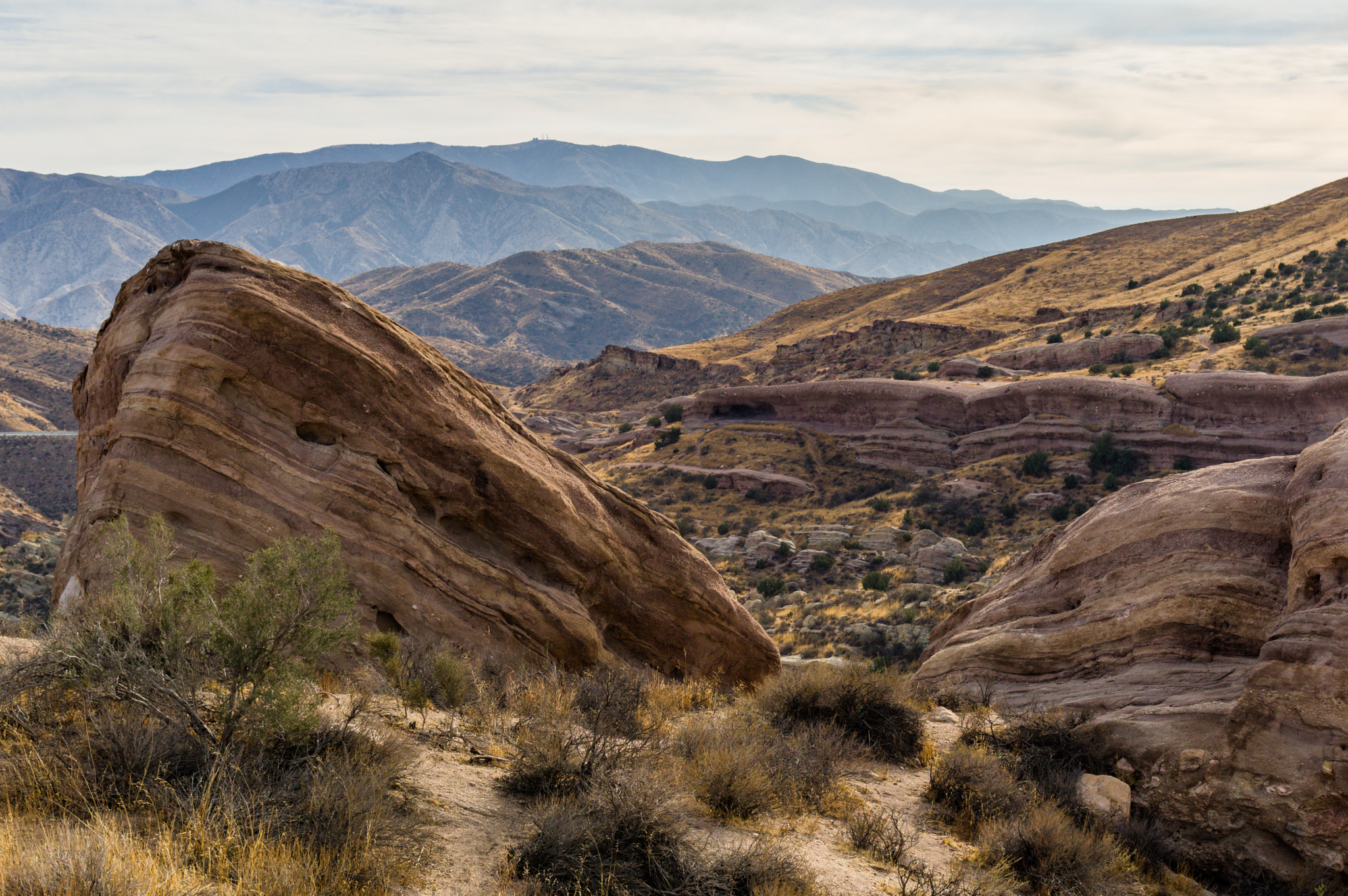 Angeles National Forest from Vasquez Rocks