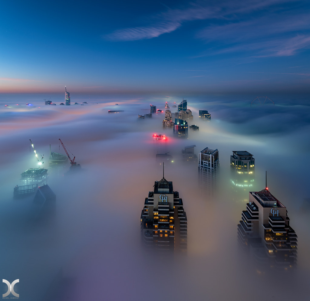 Marina Fog Blues by Daniel Cheong on 500px.com