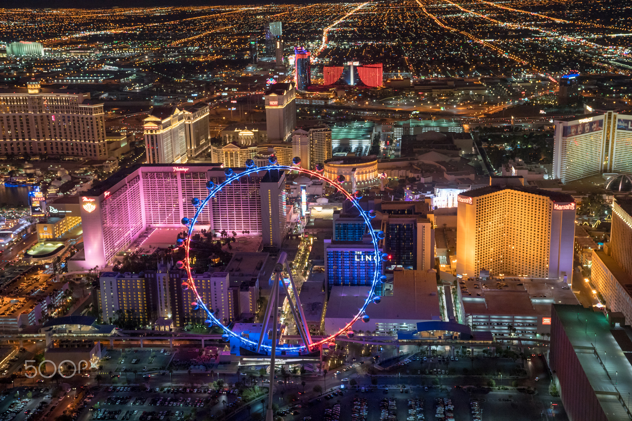 Flying over the High Roller