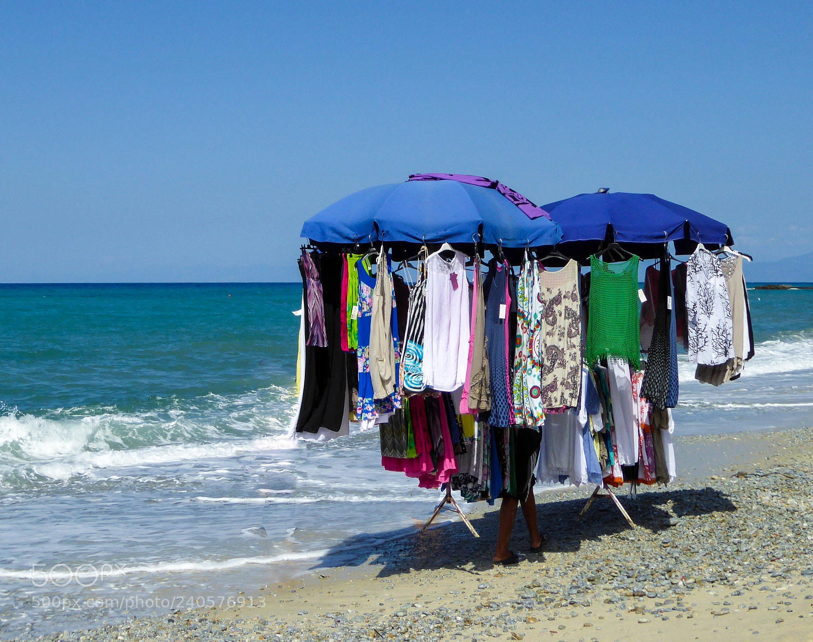 Panasonic DMC-TZ61 sample photo. Beach seller photography