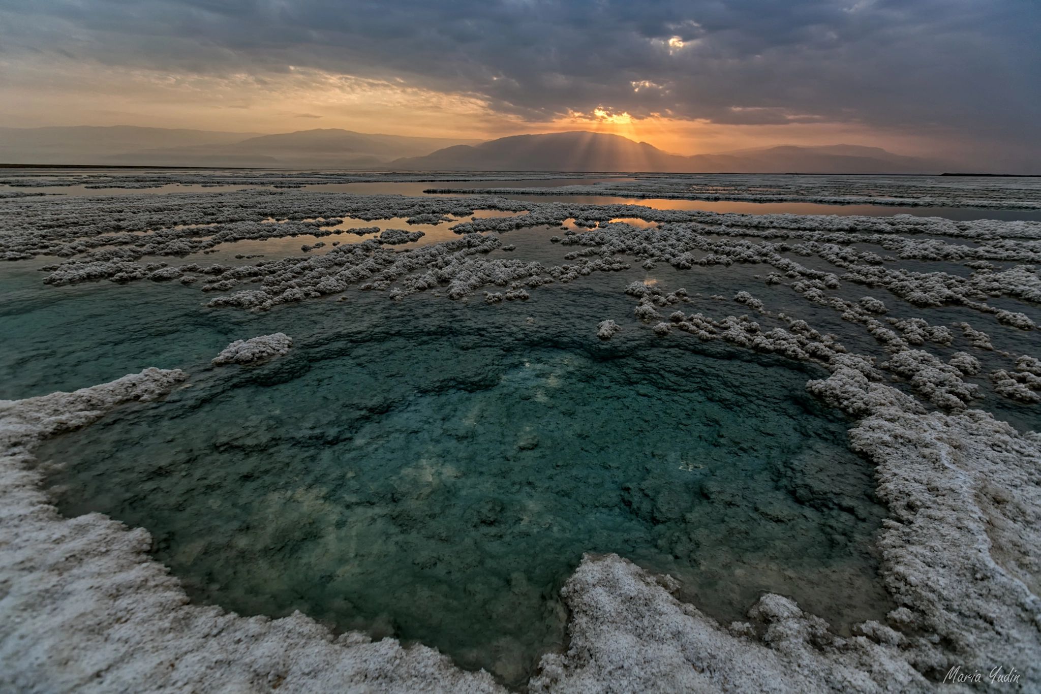 Dead sea sunrise