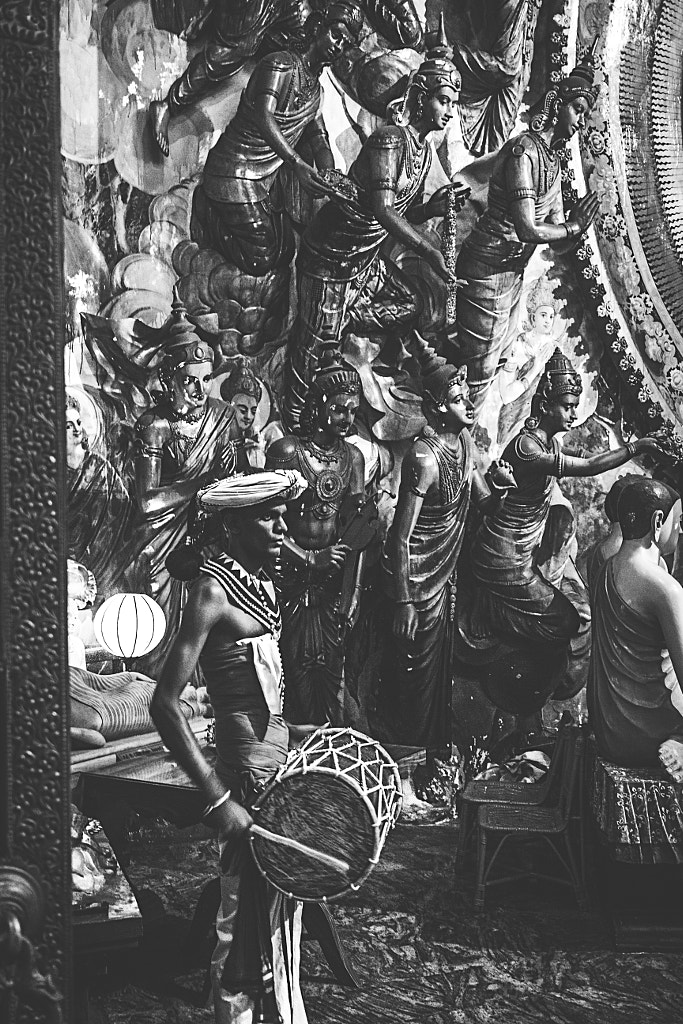 Drummers in the Gangaramaya Temple, Colombo #4 by Son of the Morning Light on 500px.com