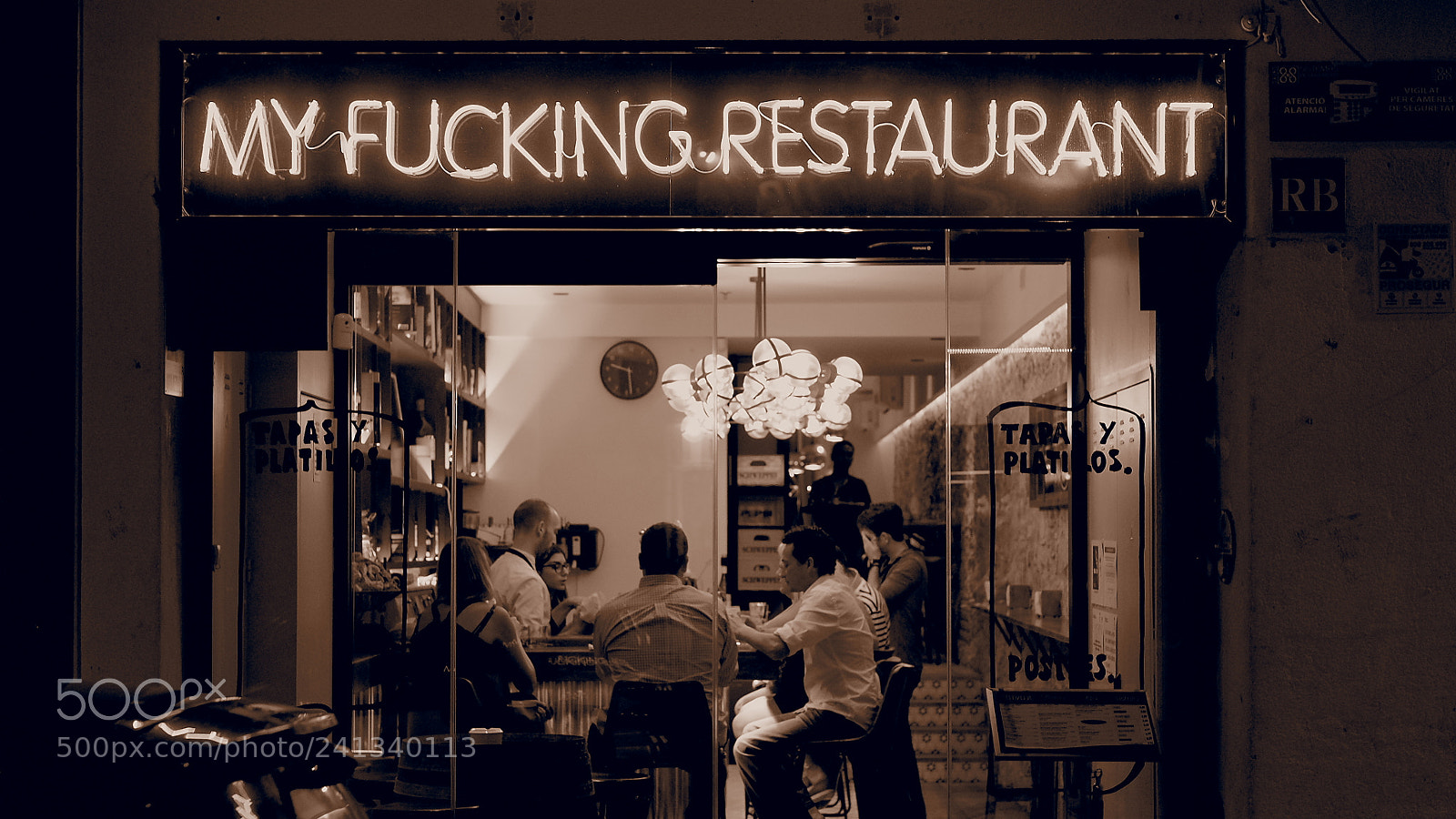 Olympus OM-D E-M10 sample photo. "my fucking restaurant" photography