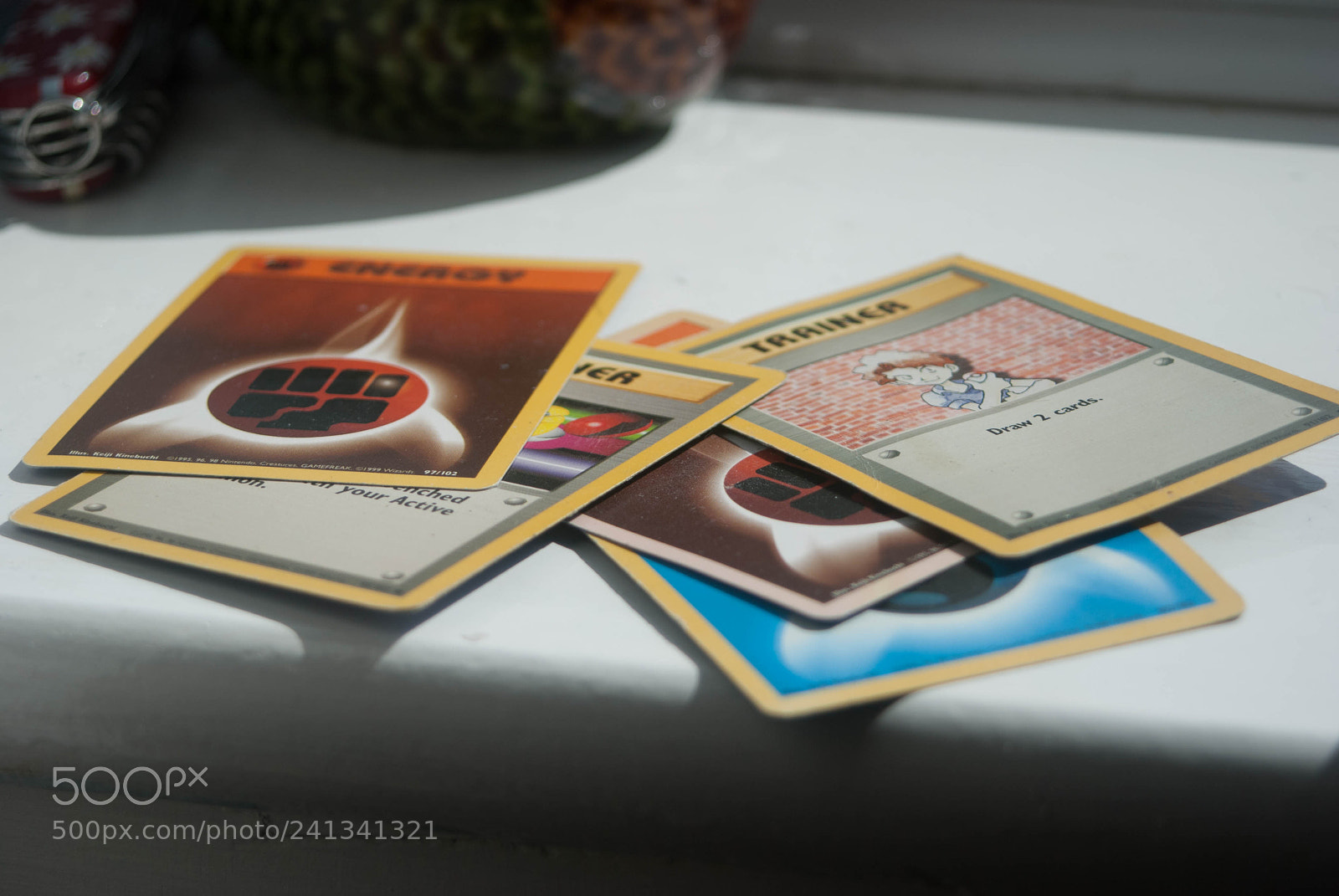 Nikon D80 sample photo. Old pokemon cards photography
