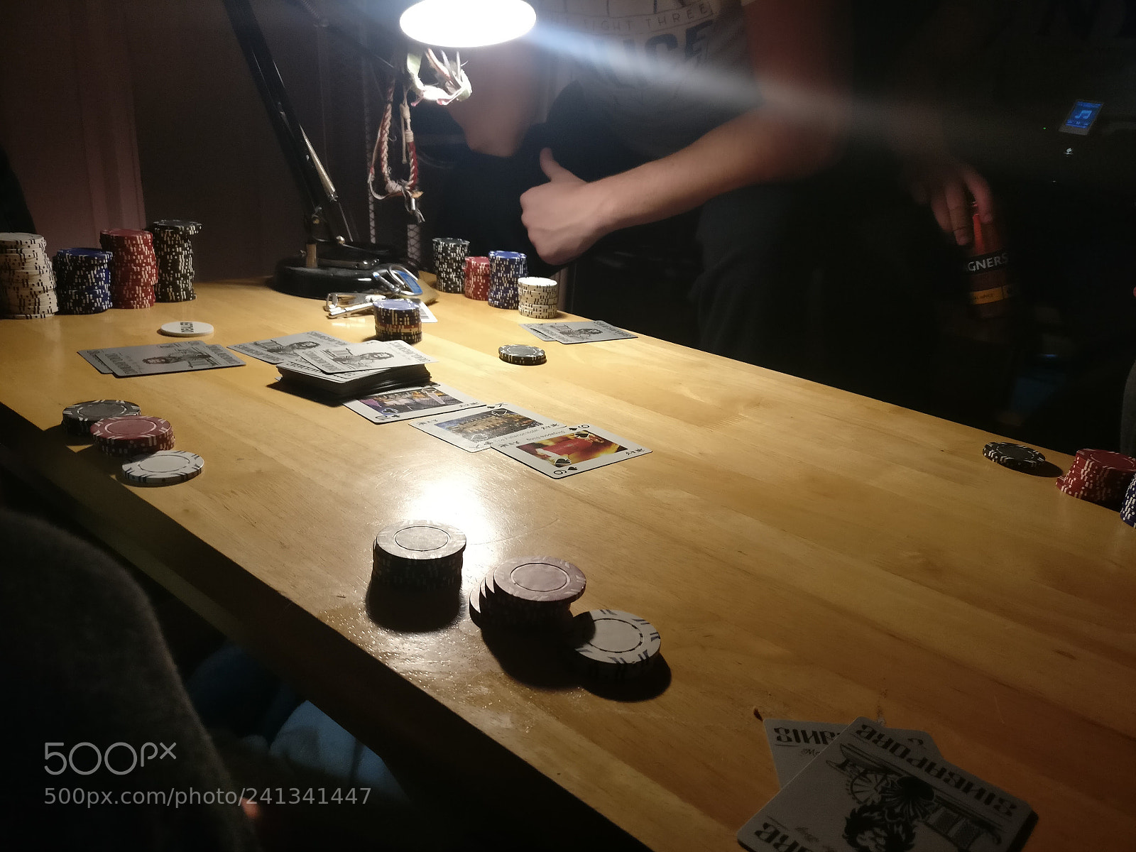 OnePlus A3003 sample photo. Poker night photography