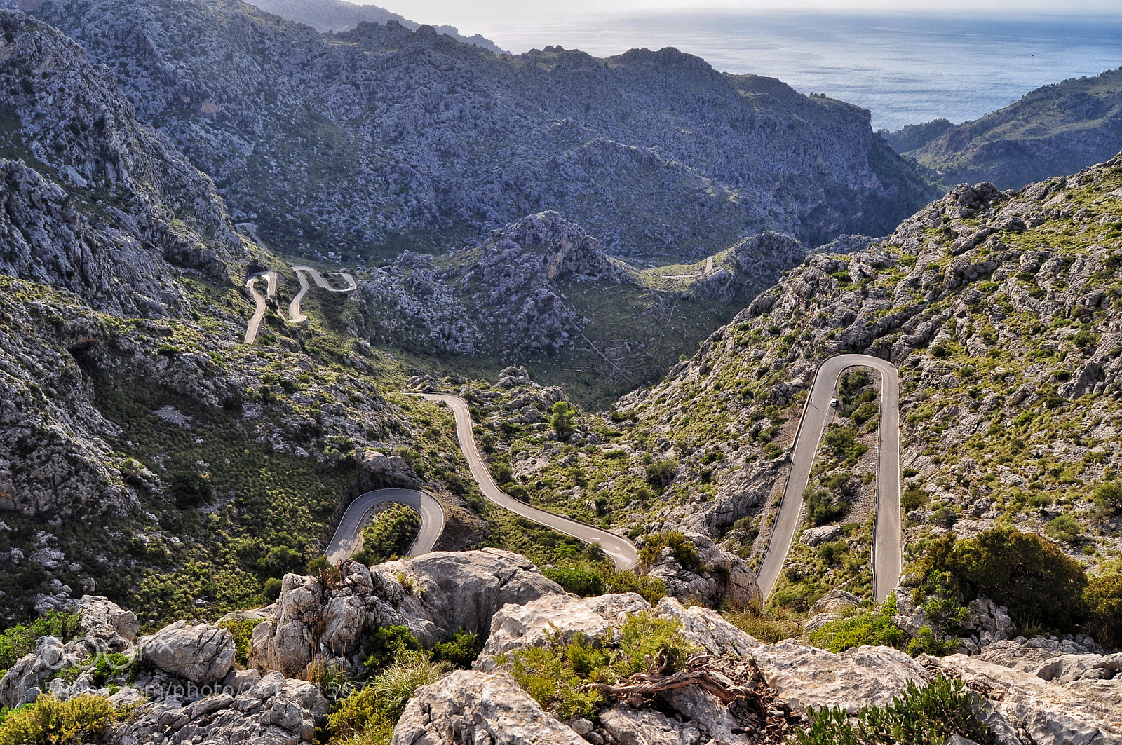 Nikon D5000 sample photo. Mountain roads view on photography