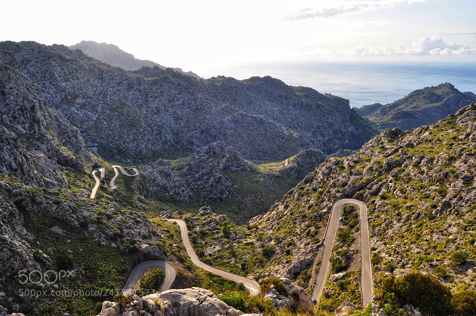 Nikon D5000 sample photo. Mountain roads view on photography