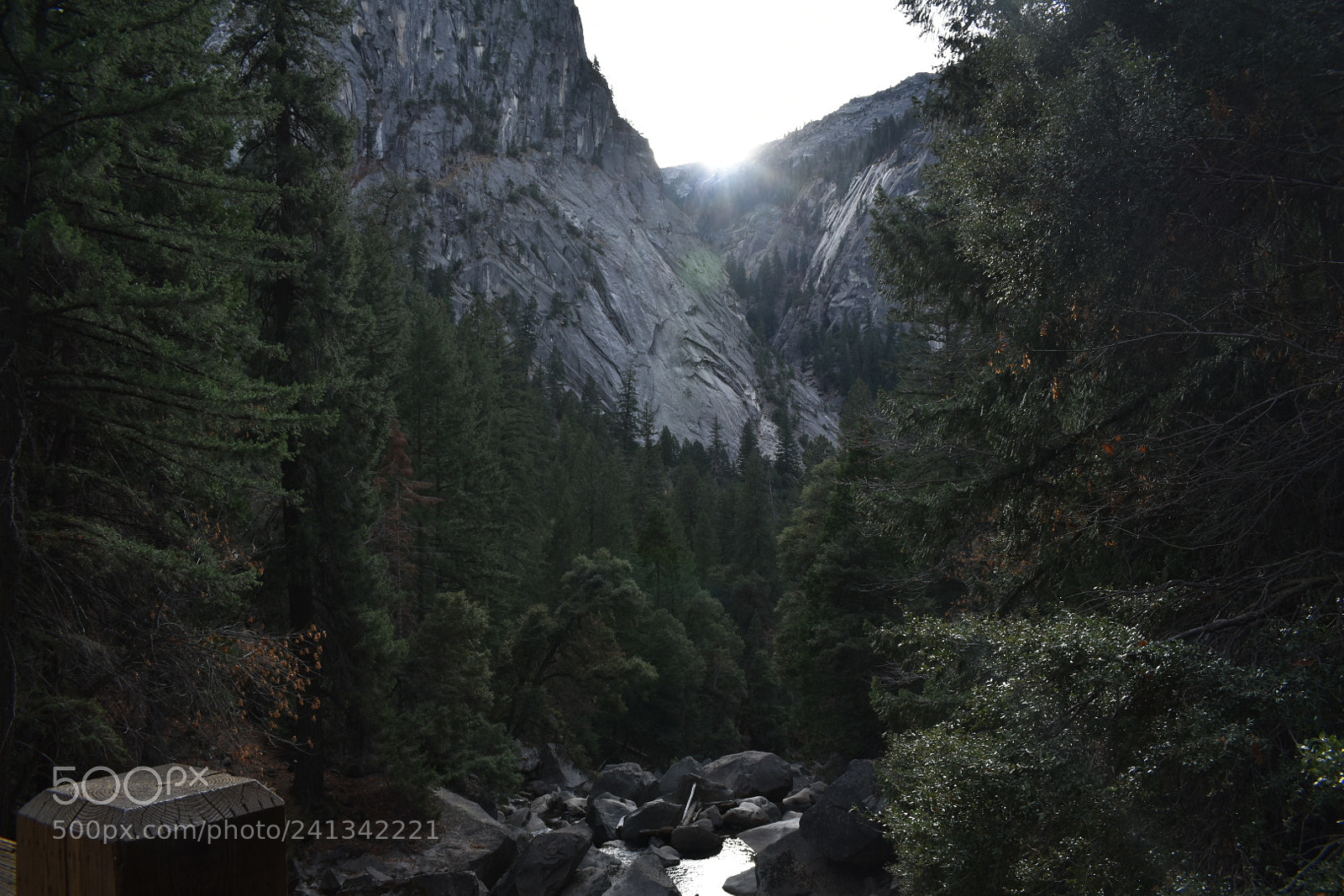 Nikon D5600 sample photo. Mist trail, yosemite national photography