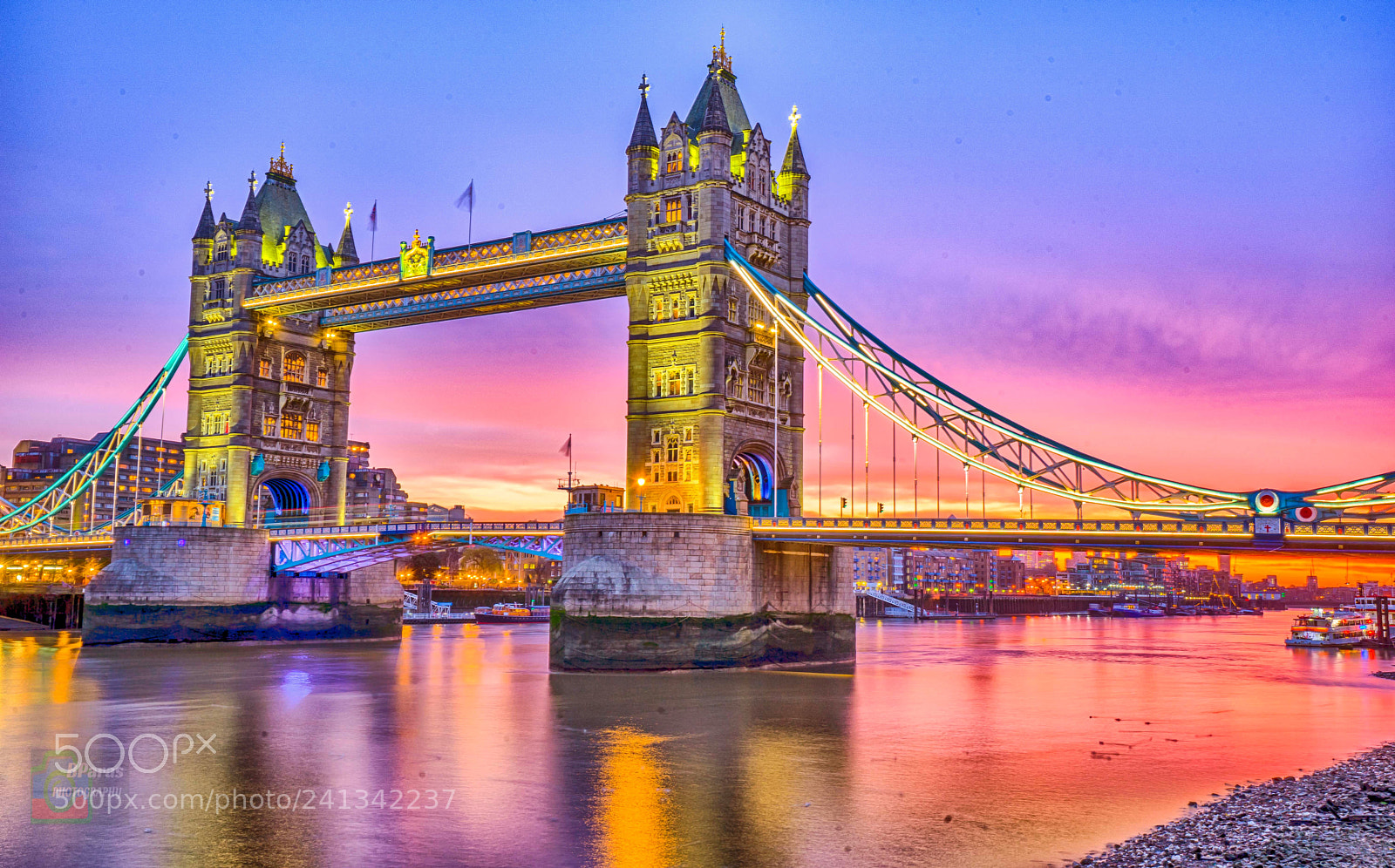 Sony a7 II sample photo. Beautiful sunrise @ tower bridge photography
