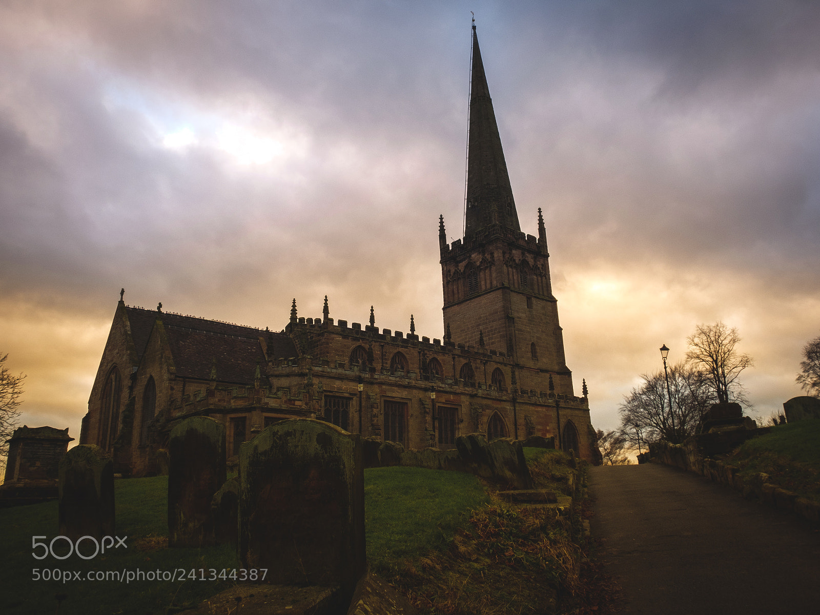 Fujifilm X30 sample photo. Stormy churchyard photography