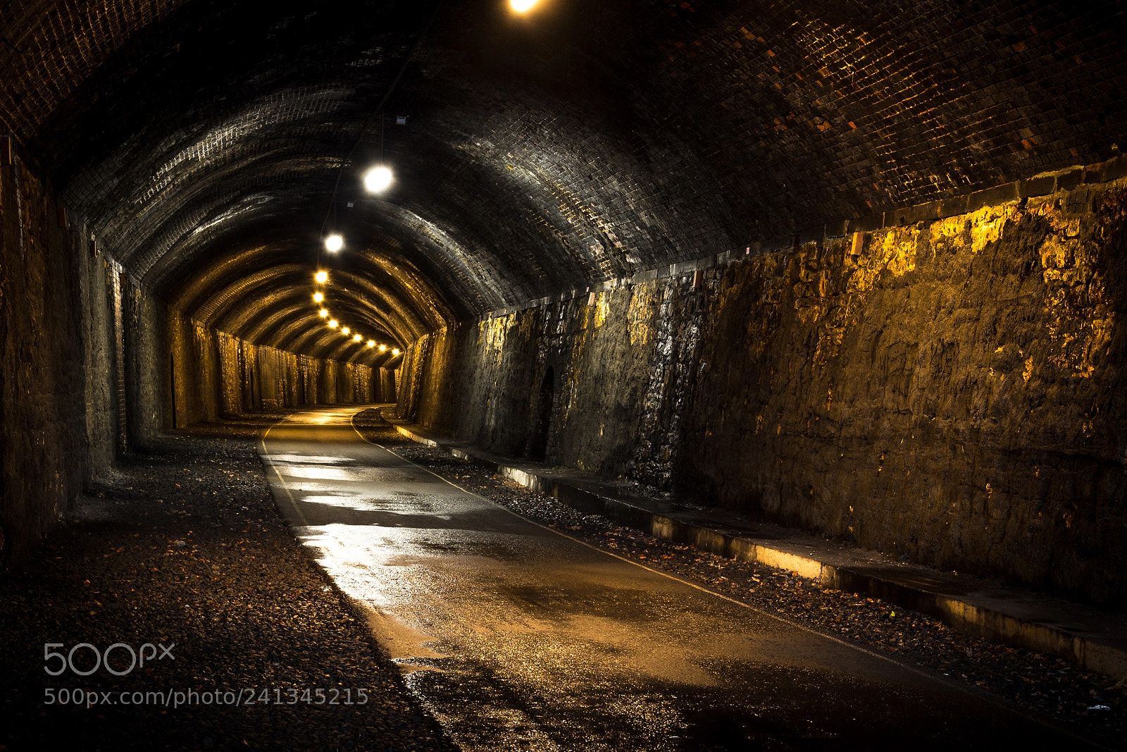 Nikon D7200 sample photo. Lights in litton tunnel photography