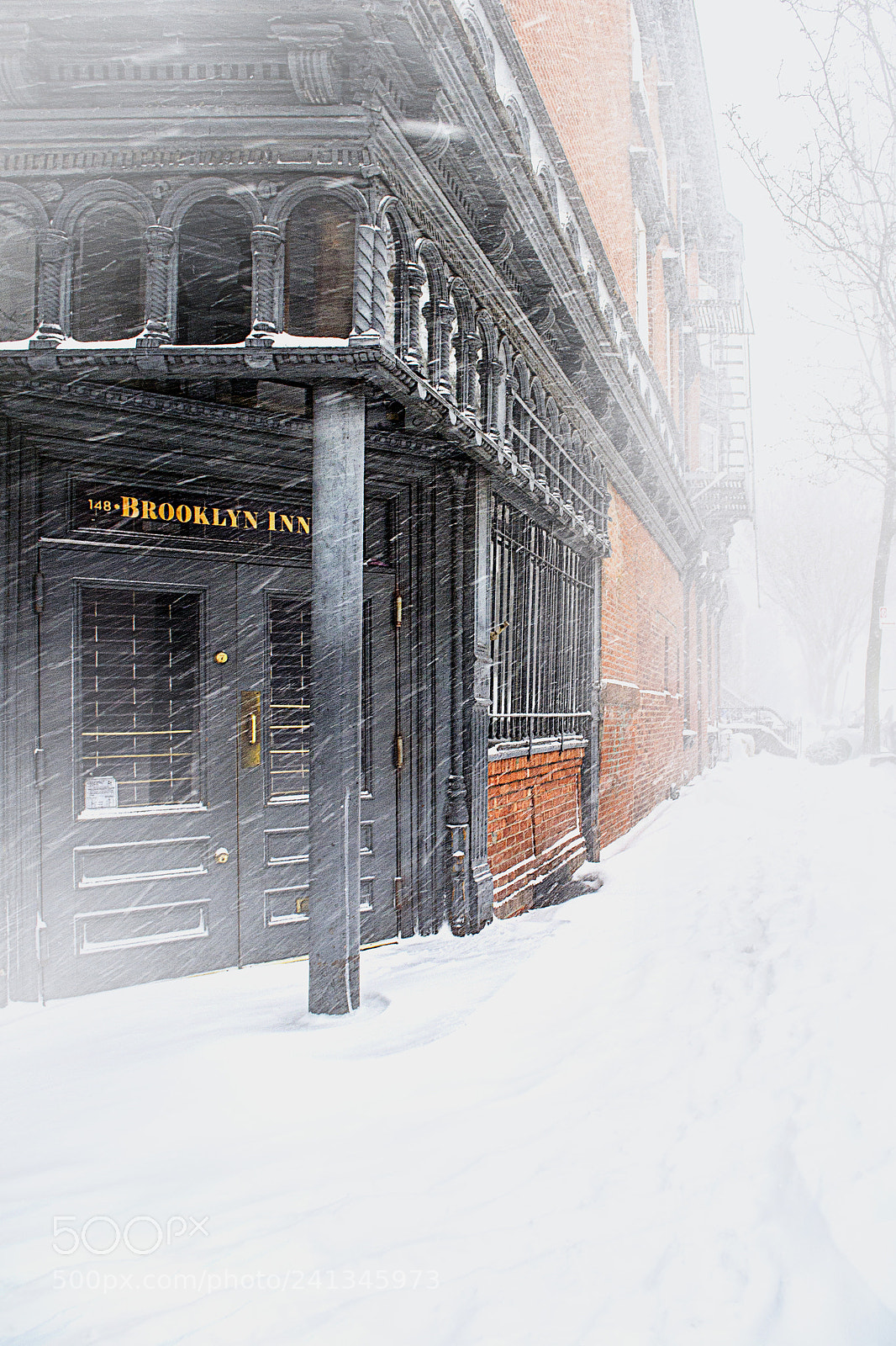 Nikon D3100 sample photo. Snowed inn photography