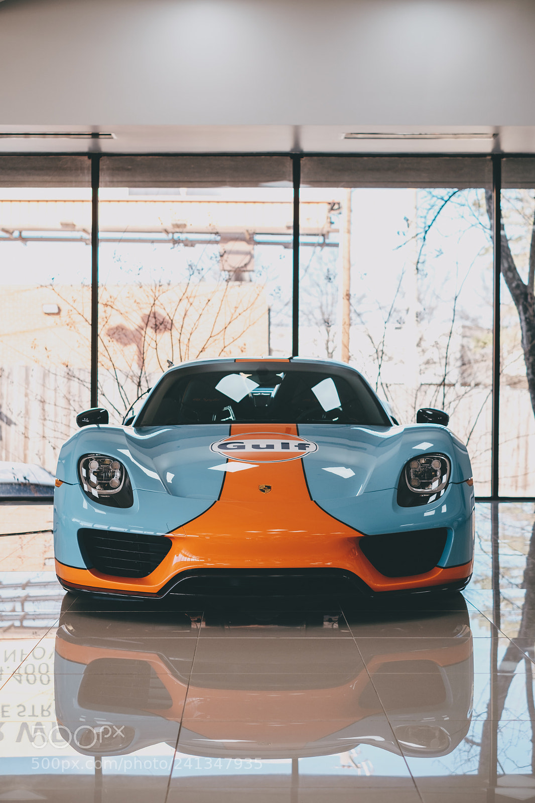 Fujifilm X-T2 sample photo. Gulf porsche 918 spyder photography