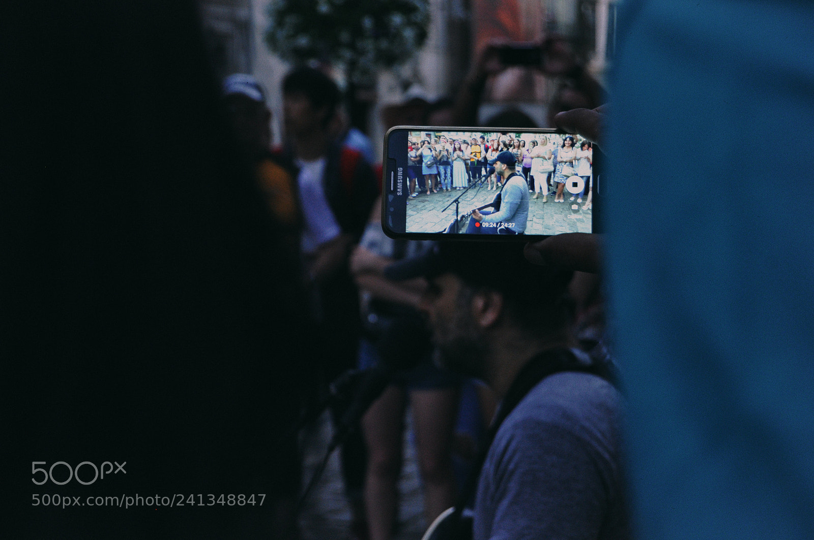 Nikon D90 sample photo. Street musician photography