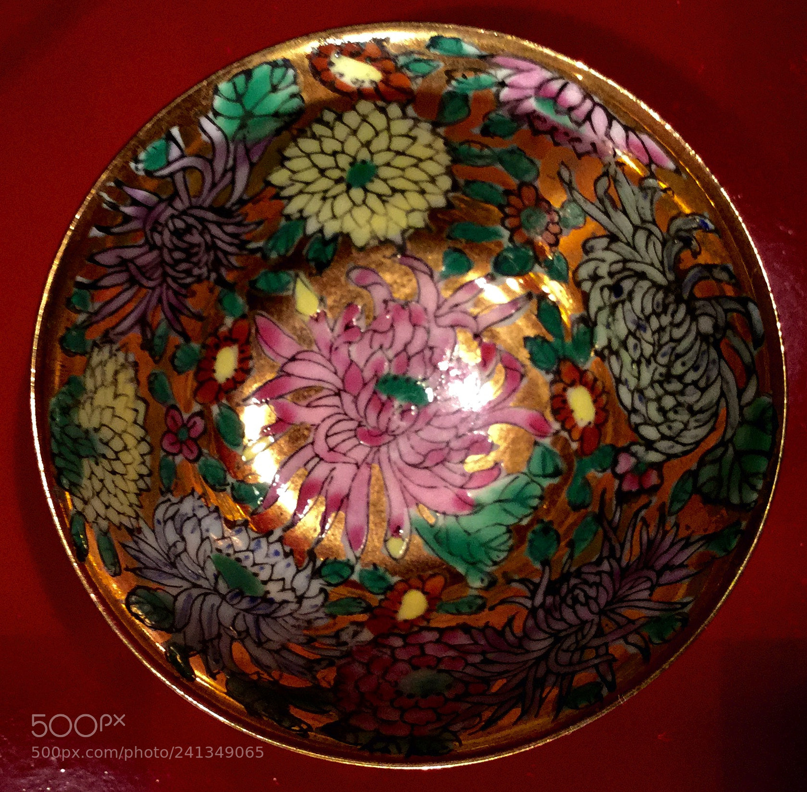 Apple iPad Air 2 sample photo. Tiny hand-painted cantonese teacup photography