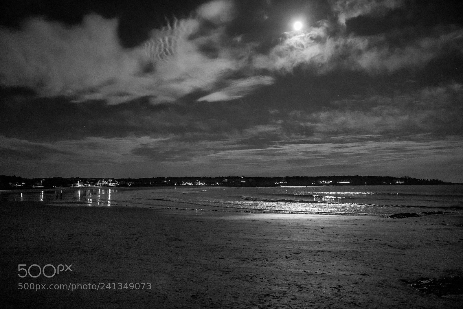 Pentax K-1 sample photo. Winter full moon photography