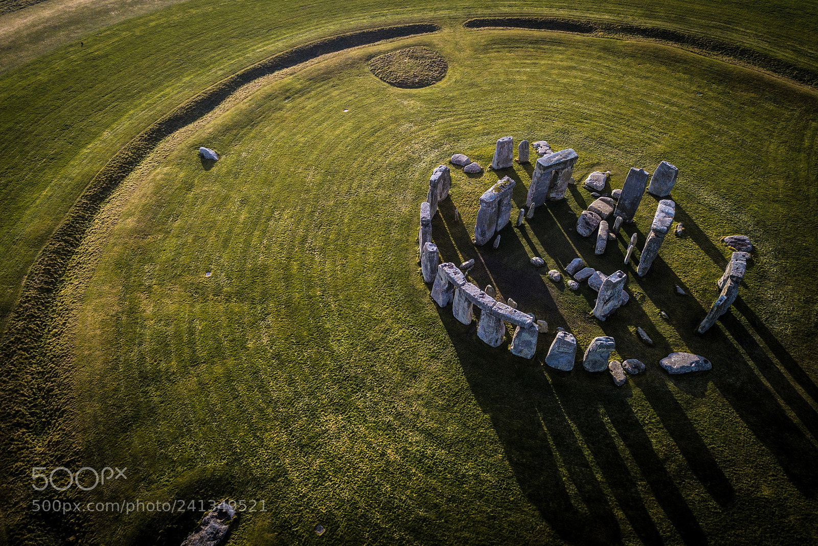 DJI FC220 sample photo. Stonehenge at sunrise photography