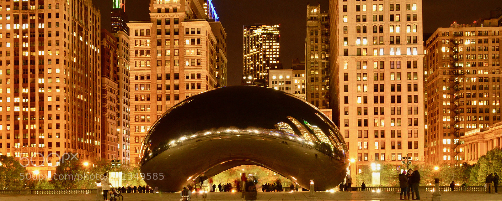 Nikon D3200 sample photo. Cloud gate chicago photography