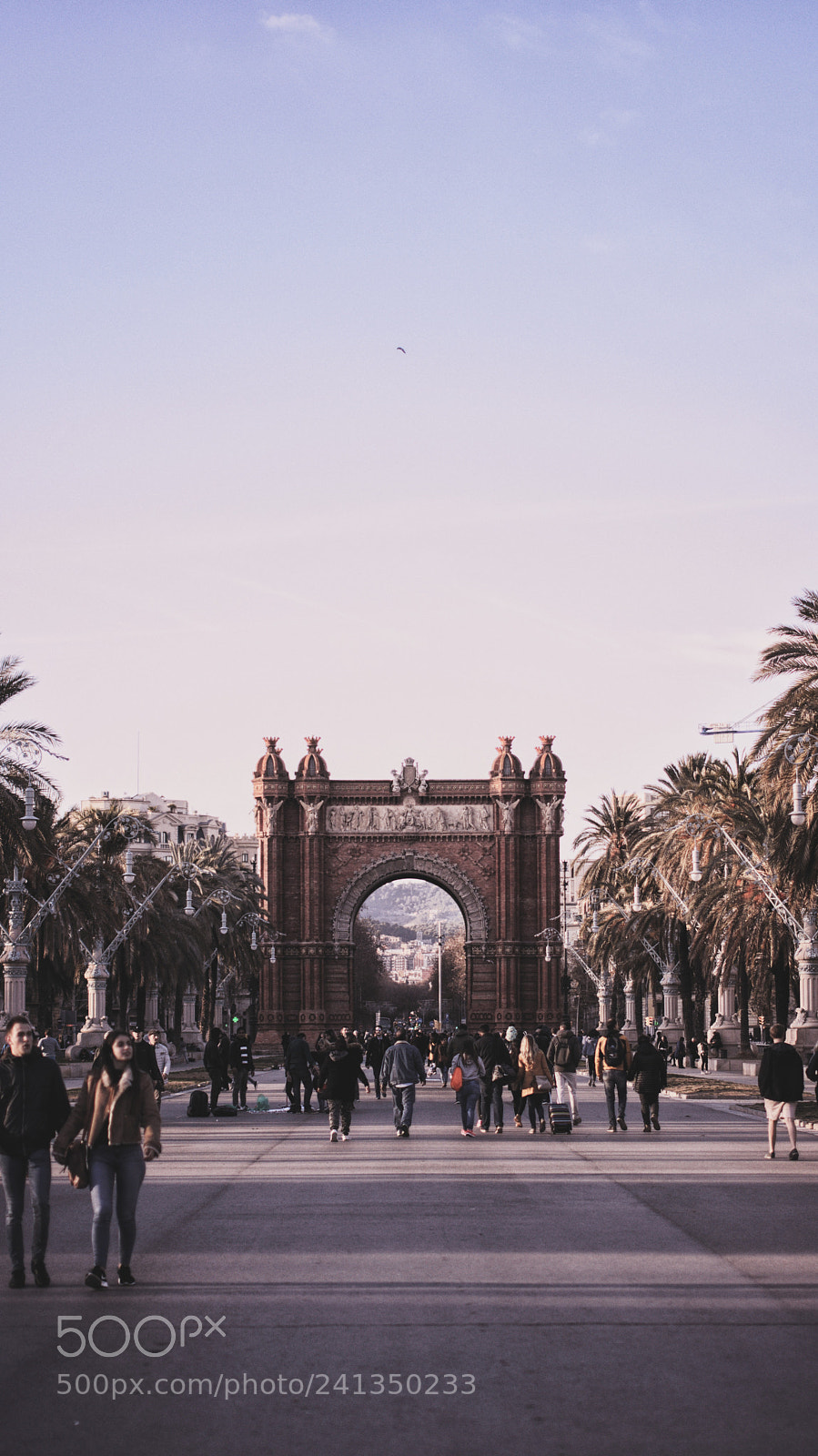 Nikon D3200 sample photo. Arco del triunfo, barcelona photography