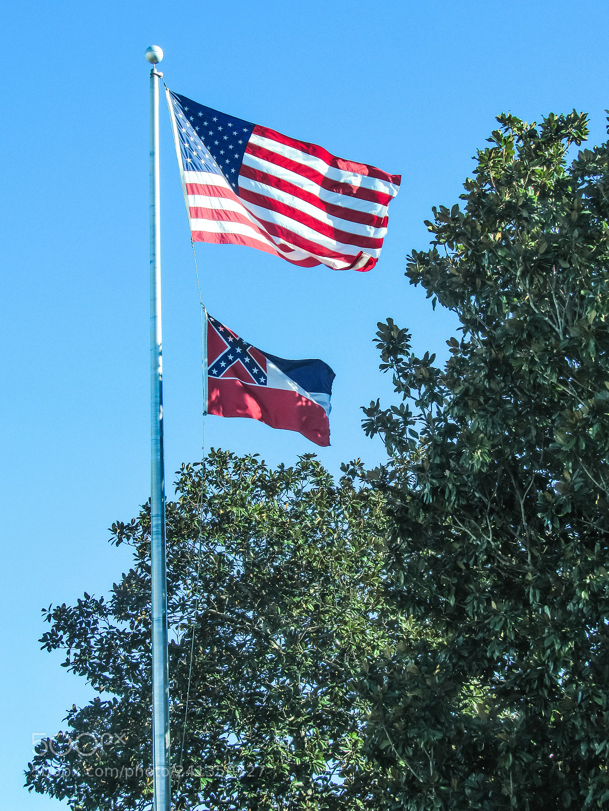 Canon PowerShot SX530 HS sample photo. Flags photography