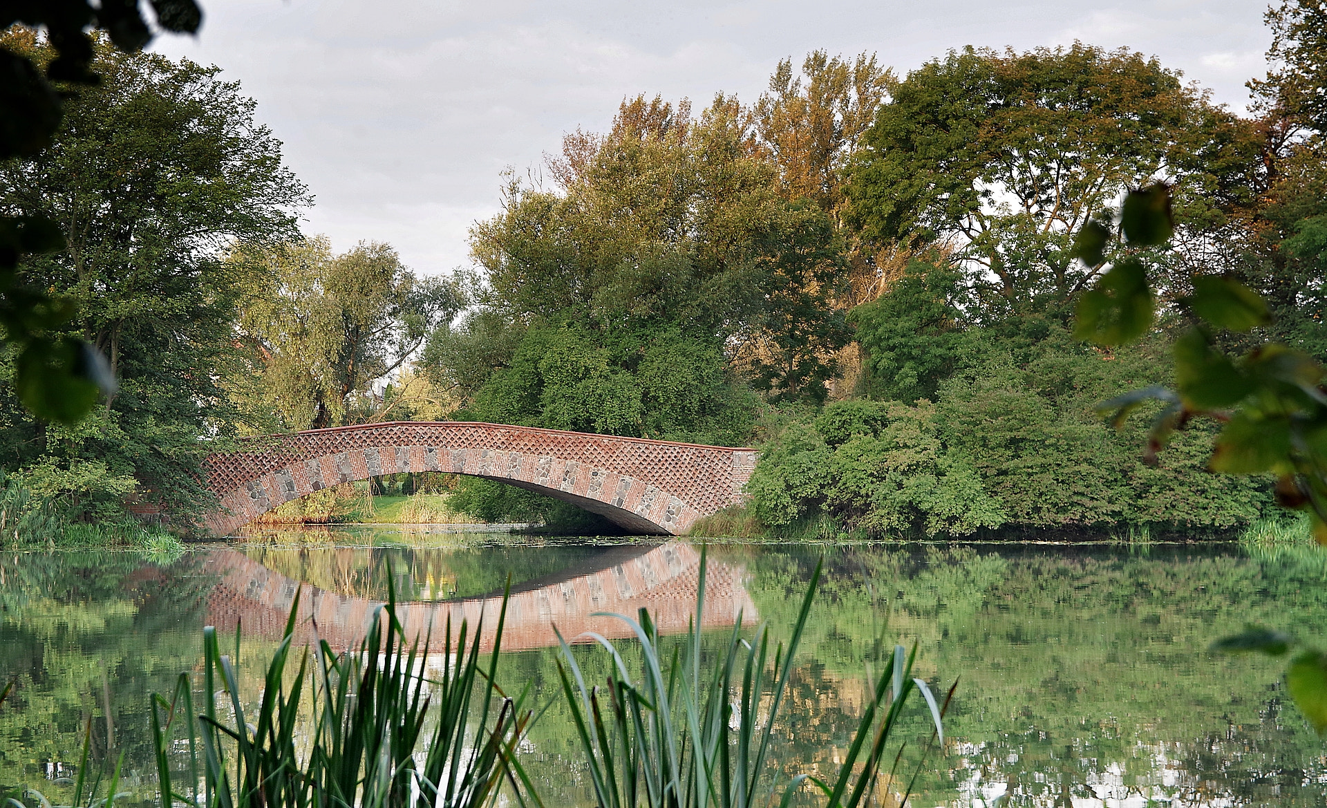 Sigma 17-50mm F2.8 EX DC HSM sample photo. Bridge in the wilanów park (warsaw) photography