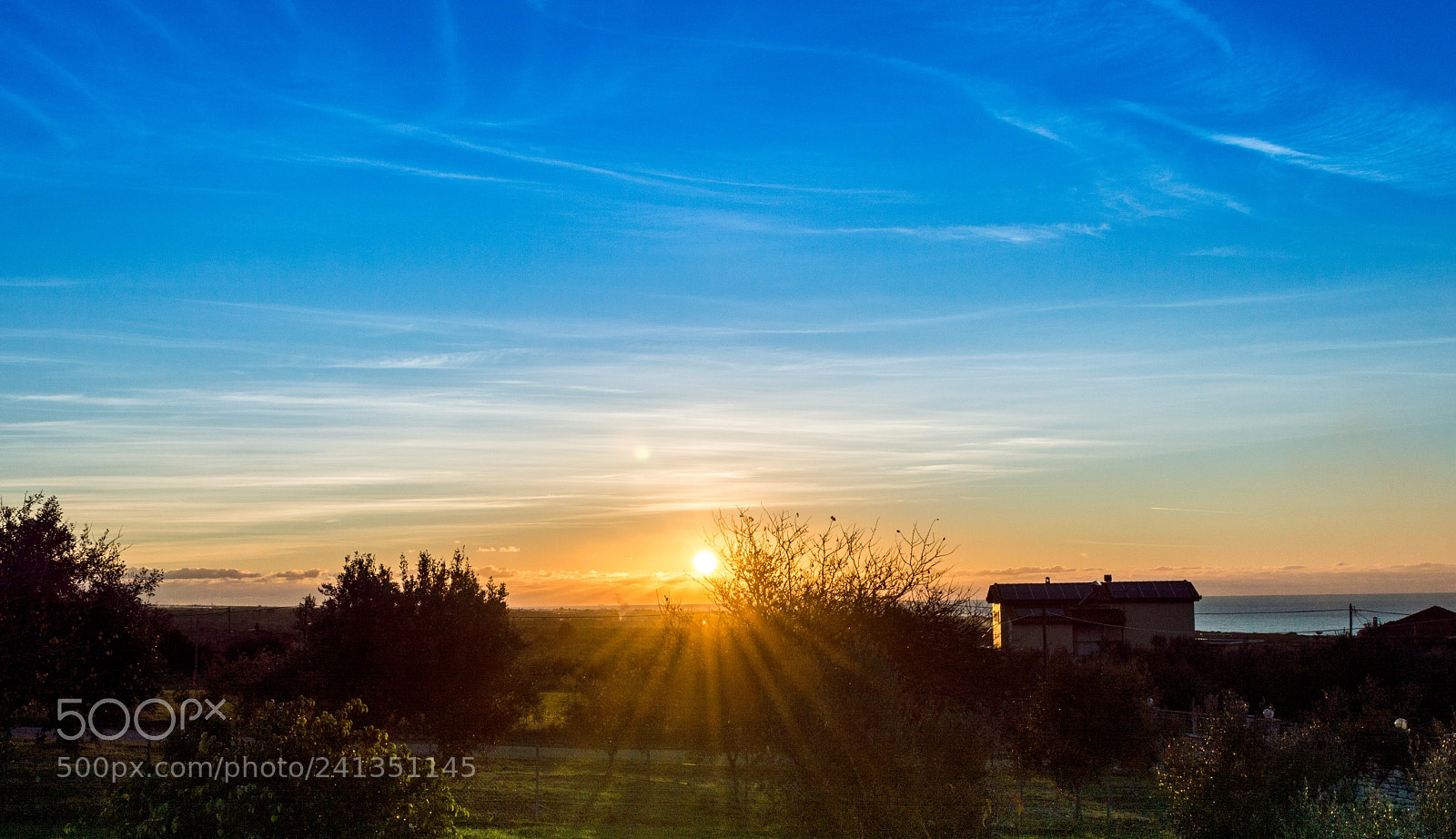 Nikon D3200 sample photo. Winter sunset photography