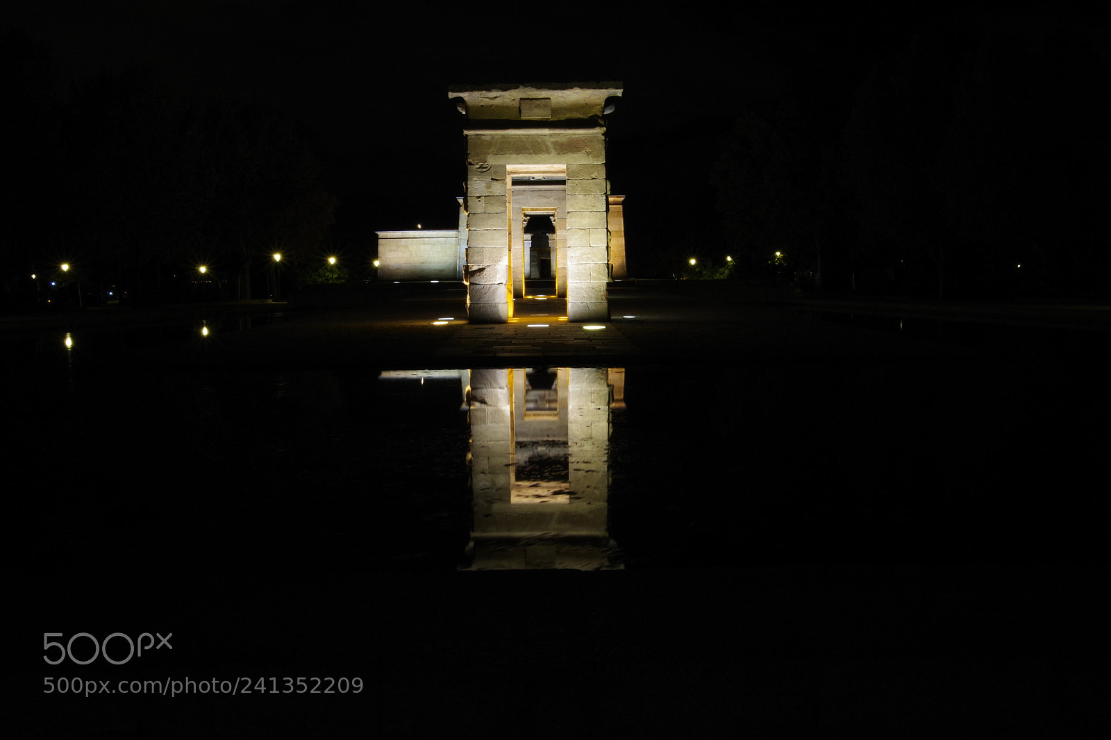 Pentax K-70 sample photo. Templo de debod photography