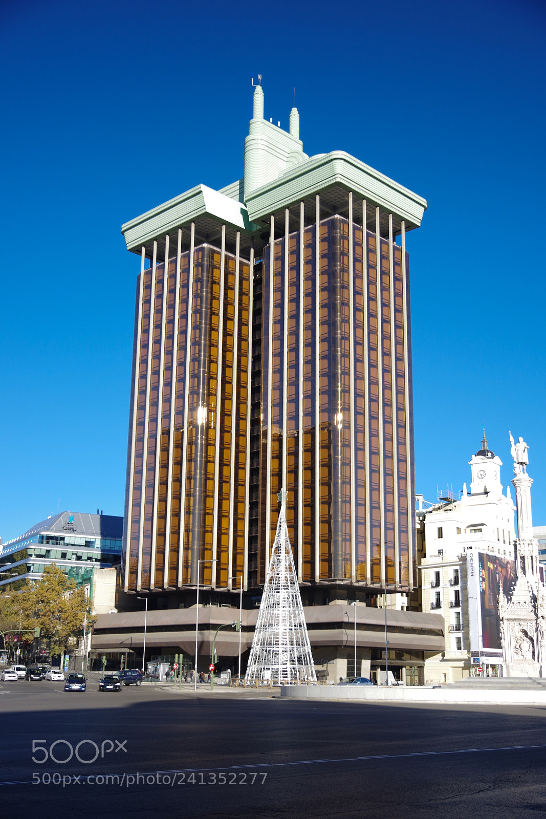 Pentax K-70 sample photo. Torres de colon, madrid photography