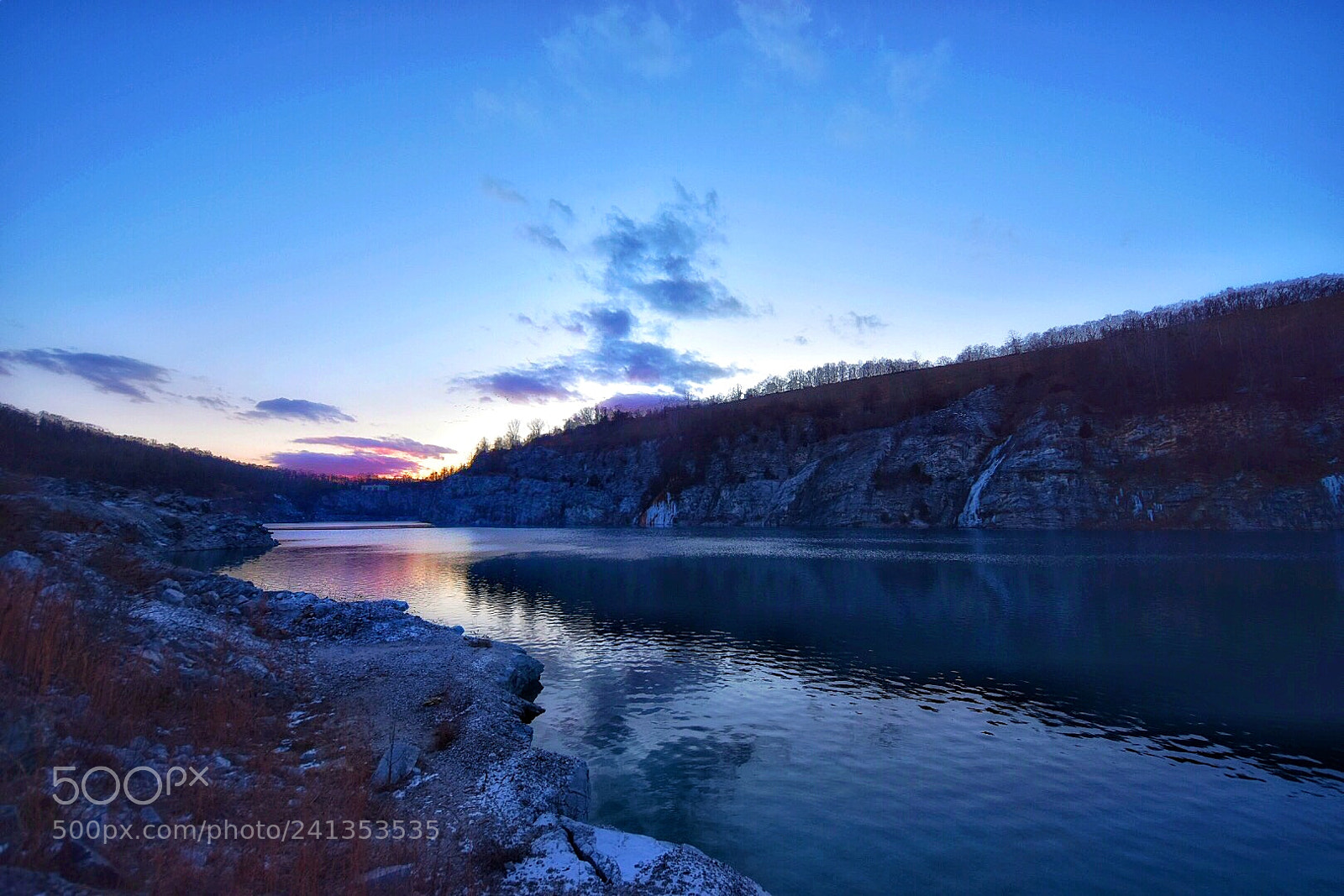 Nikon D5500 sample photo. Blue quarry, 5 degrees f photography