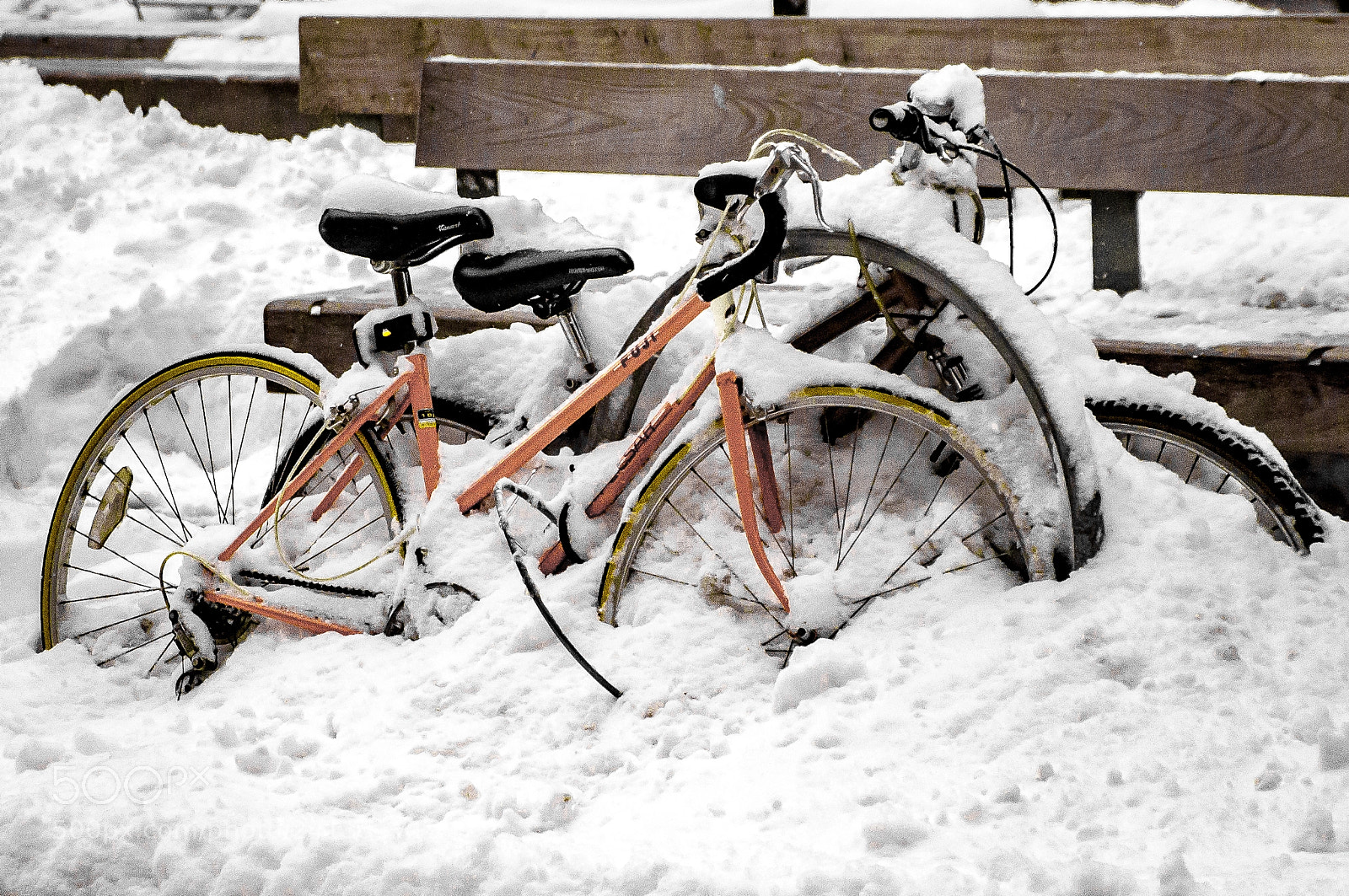 Nikon D90 sample photo. Snowdrift photography