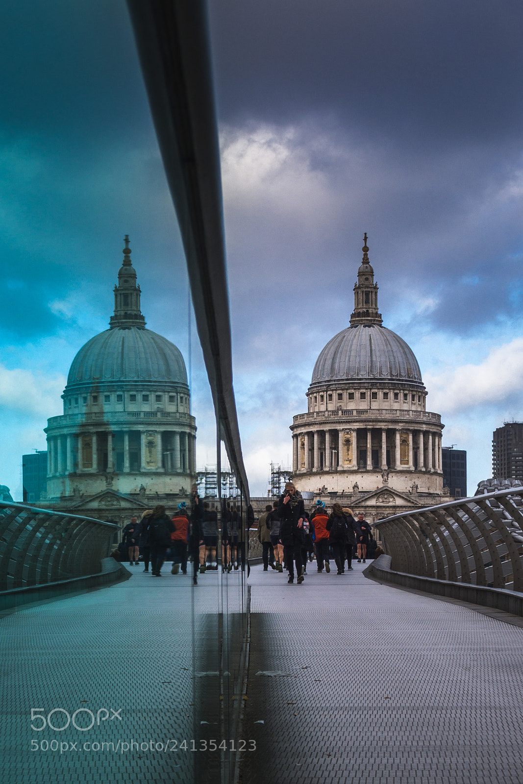 Olympus OM-D E-M5 sample photo. St. paul's reflection from photography