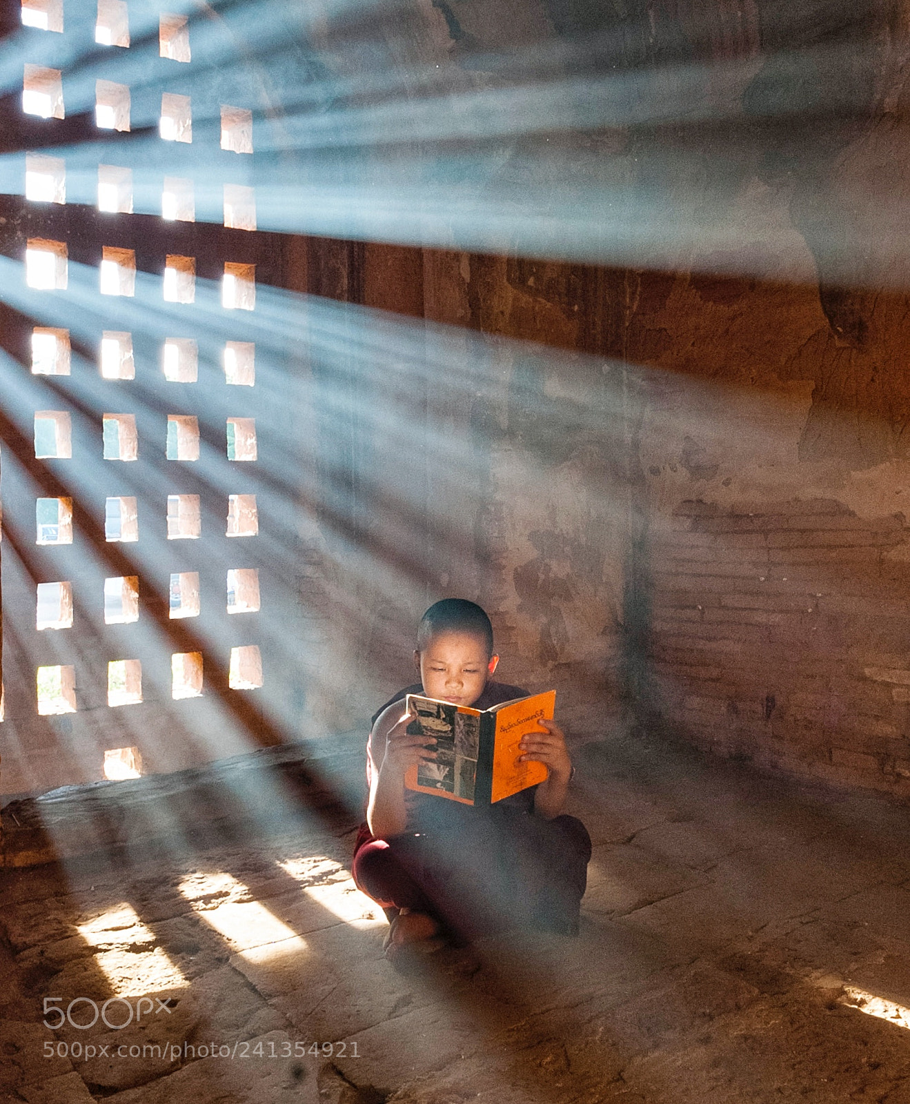 Nikon D700 sample photo. Young buddhist monk of photography