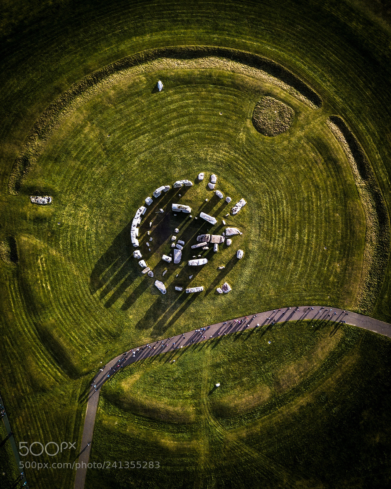 DJI FC220 sample photo. Stonehenge from above photography